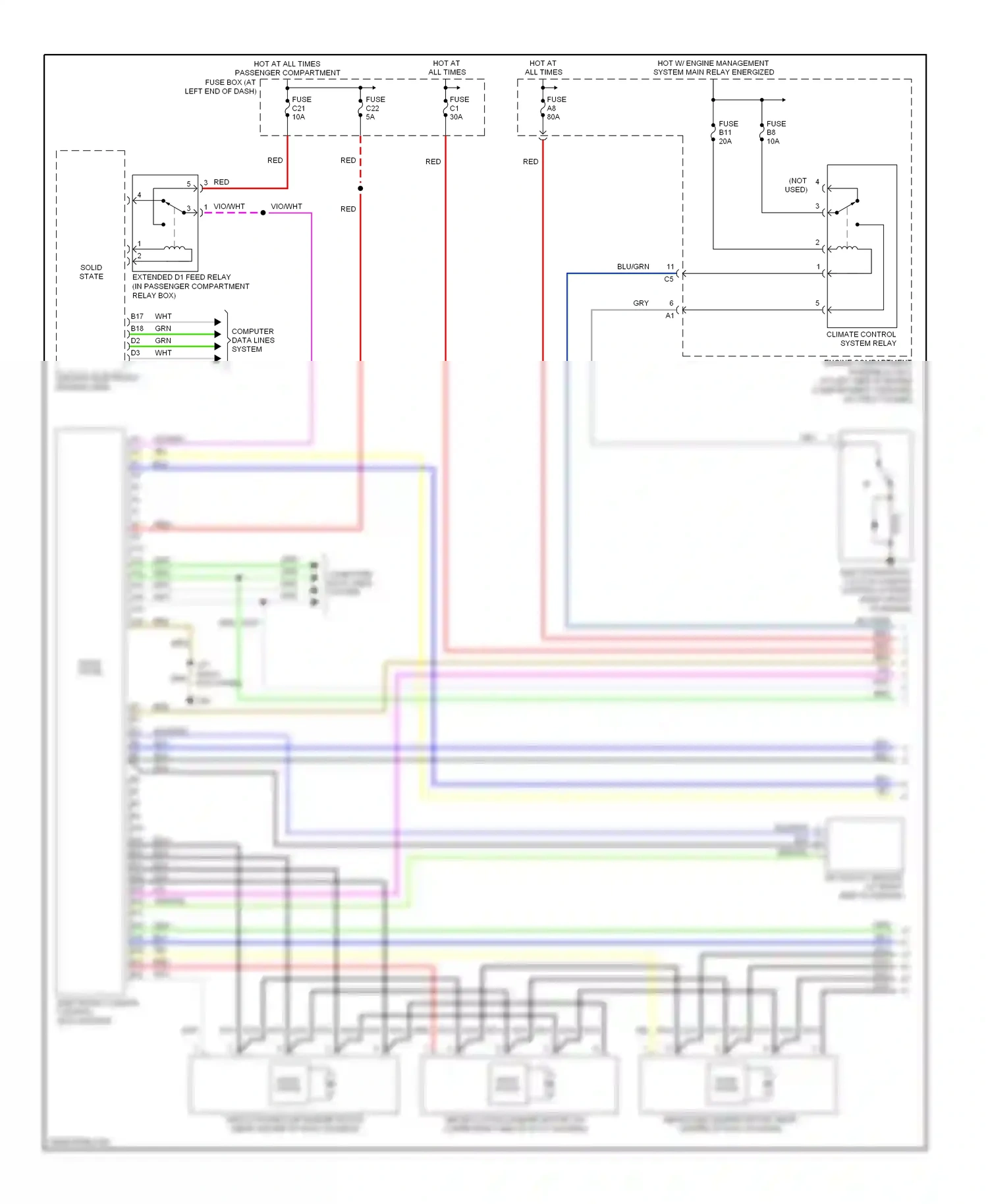 Wiring diagram grn for Volvo XC90 I (2002-2006) (2 of 54)