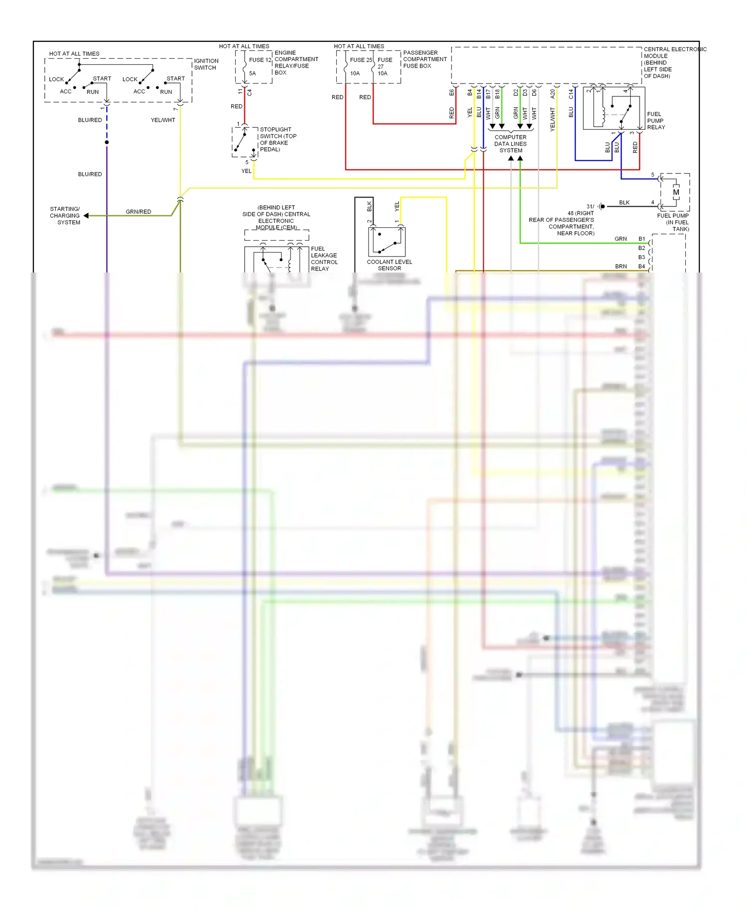 Wiring diagram gry for Volvo XC90 I (2002-2006) (20 of 34)