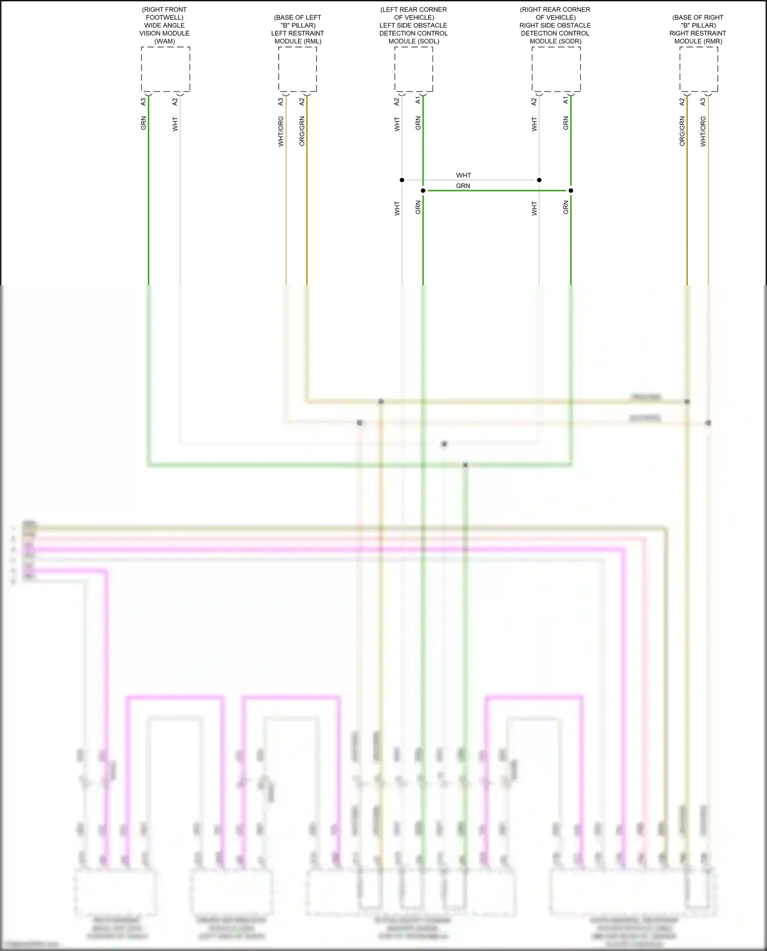 Car Wiring Diagrams for XC90 Volvo II facelift (2019-2024): Computer data lines circuit, hybrid (4 of 4)