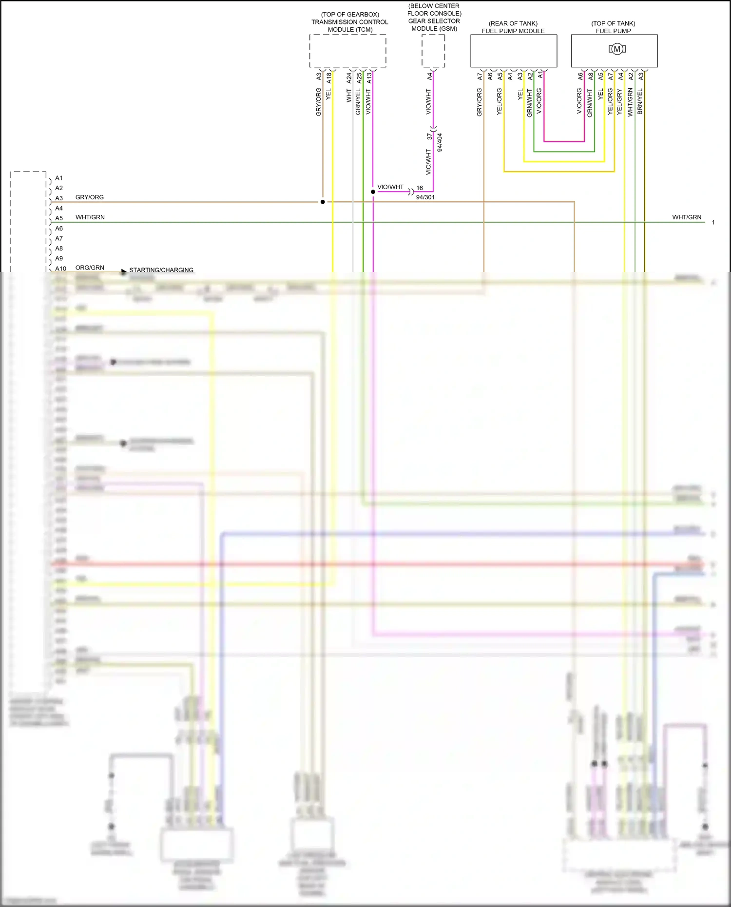 Wiring diagram accelerator pedal sensor for Volvo XC90 II facelift (2019-2024) (6 of 8)