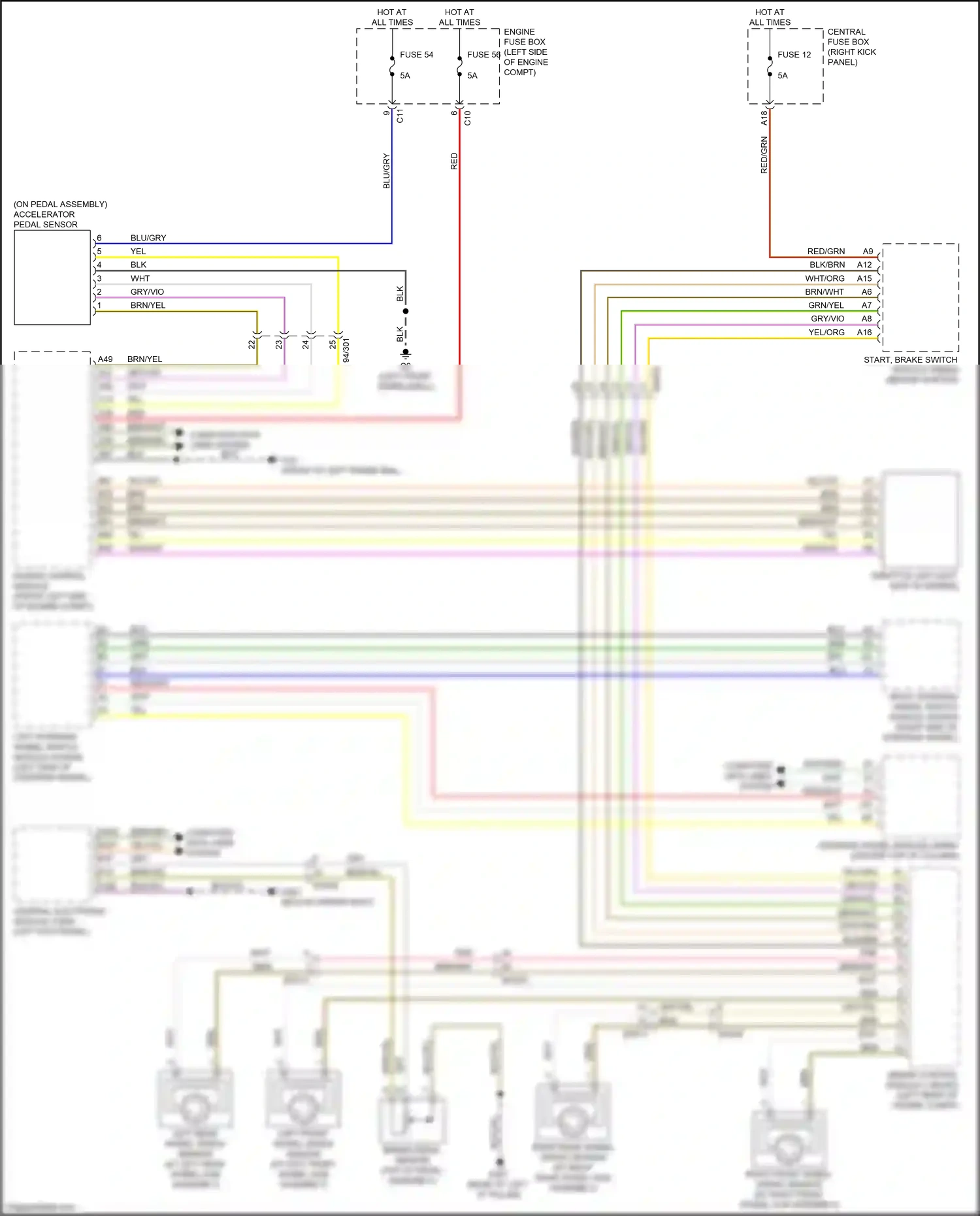 Wiring diagram computer data lines system for Volvo XC90 II facelift (2019-2024) (64 of 67)