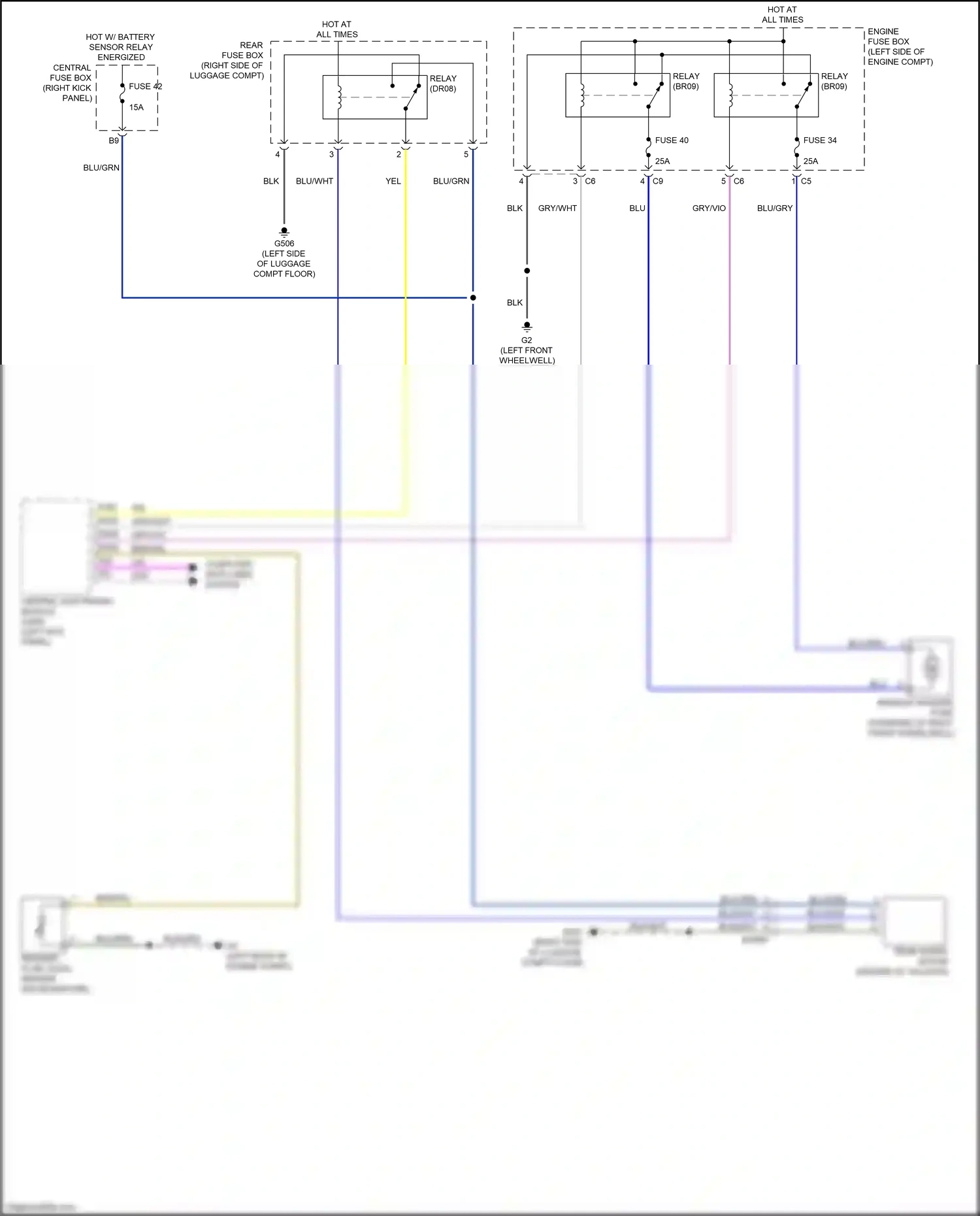 Wiring diagram computer data lines system for Volvo XC90 II facelift (2019-2024) (23 of 67)