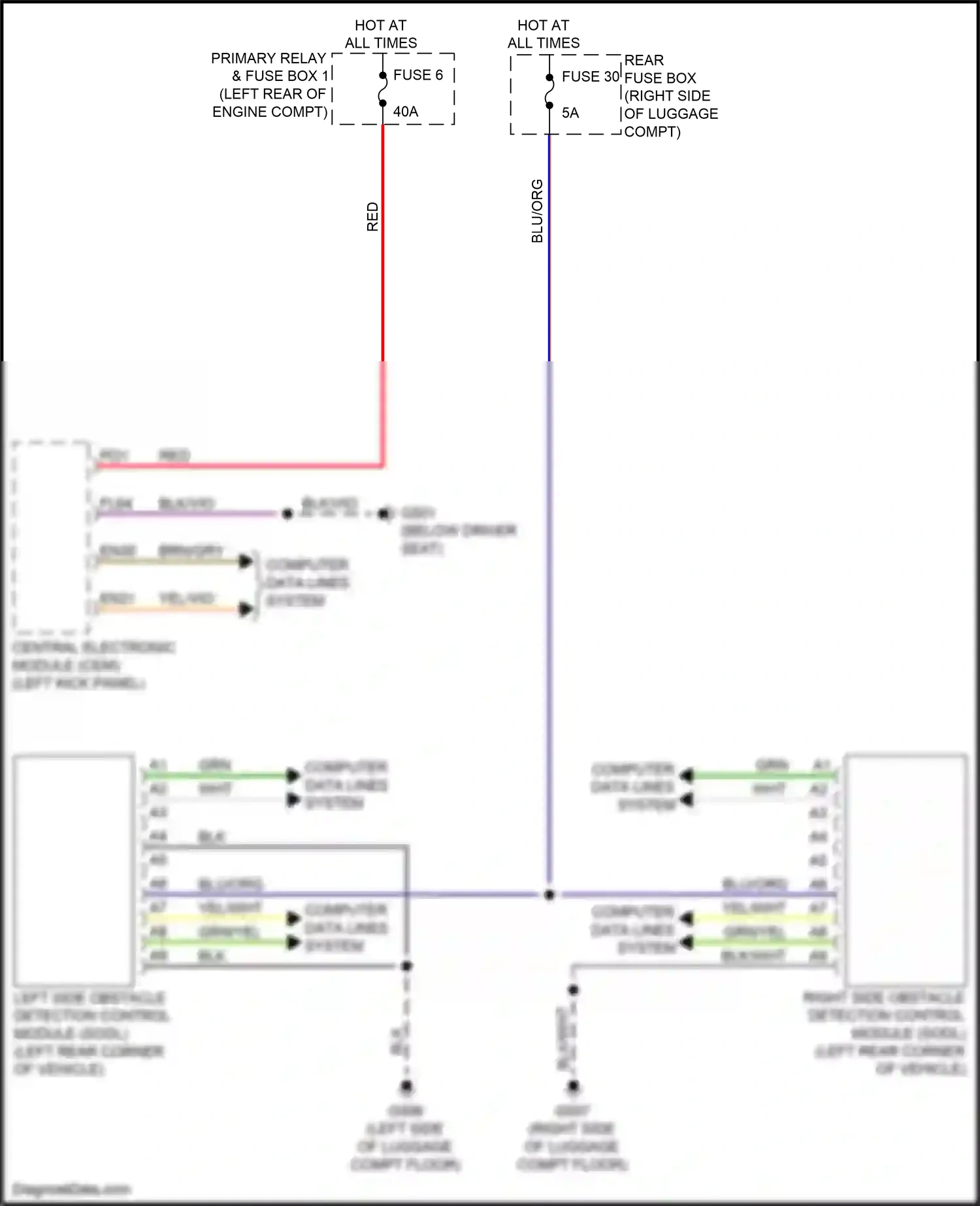 Wiring diagram computer data lines system for Volvo XC90 II facelift (2019-2024) (11 of 67)