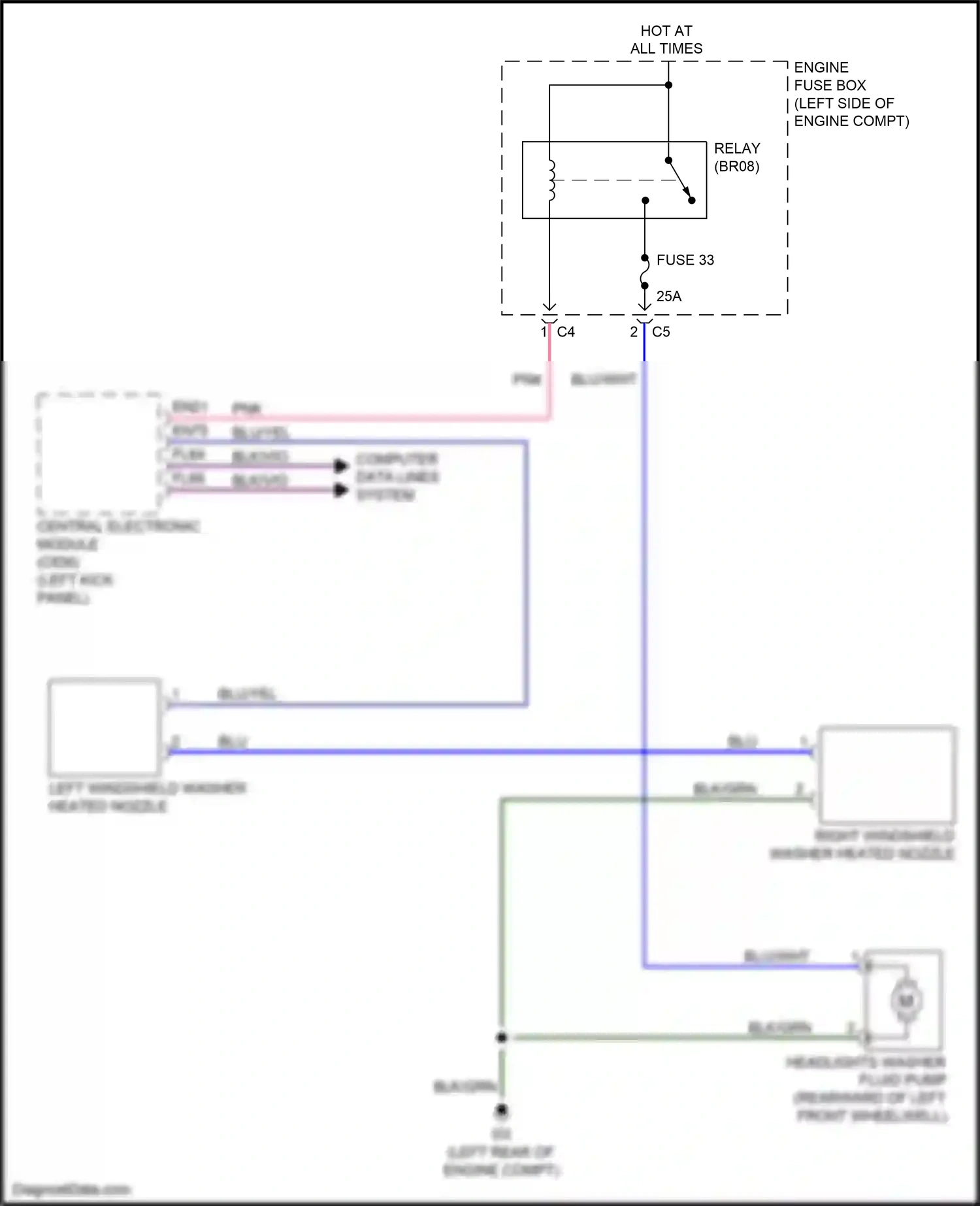Wiring diagram computer data lines system for Volvo XC90 II facelift (2019-2024) (22 of 67)