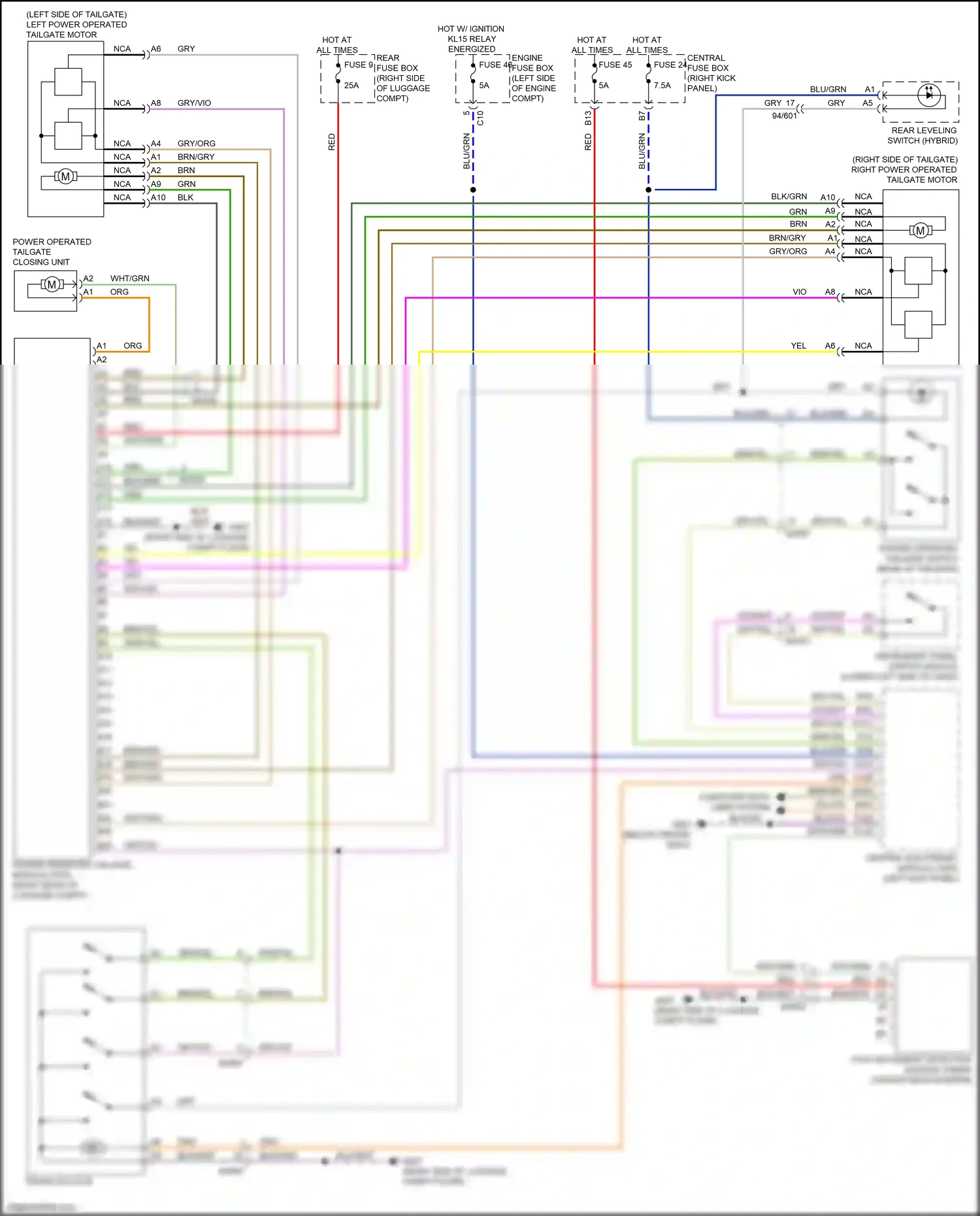 Wiring diagram computer data lines system for Volvo XC90 II facelift (2019-2024) (40 of 67)