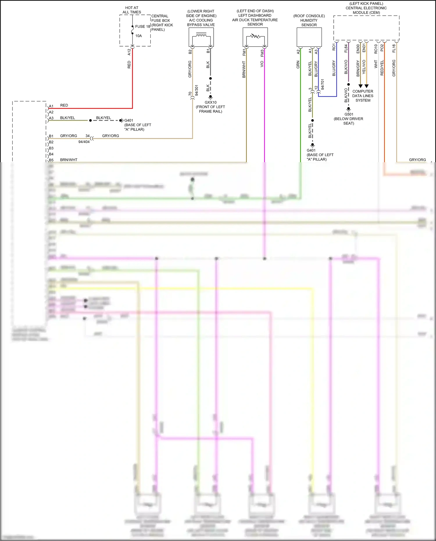 Wiring diagram computer data lines system for Volvo XC90 II facelift (2019-2024) (41 of 67)