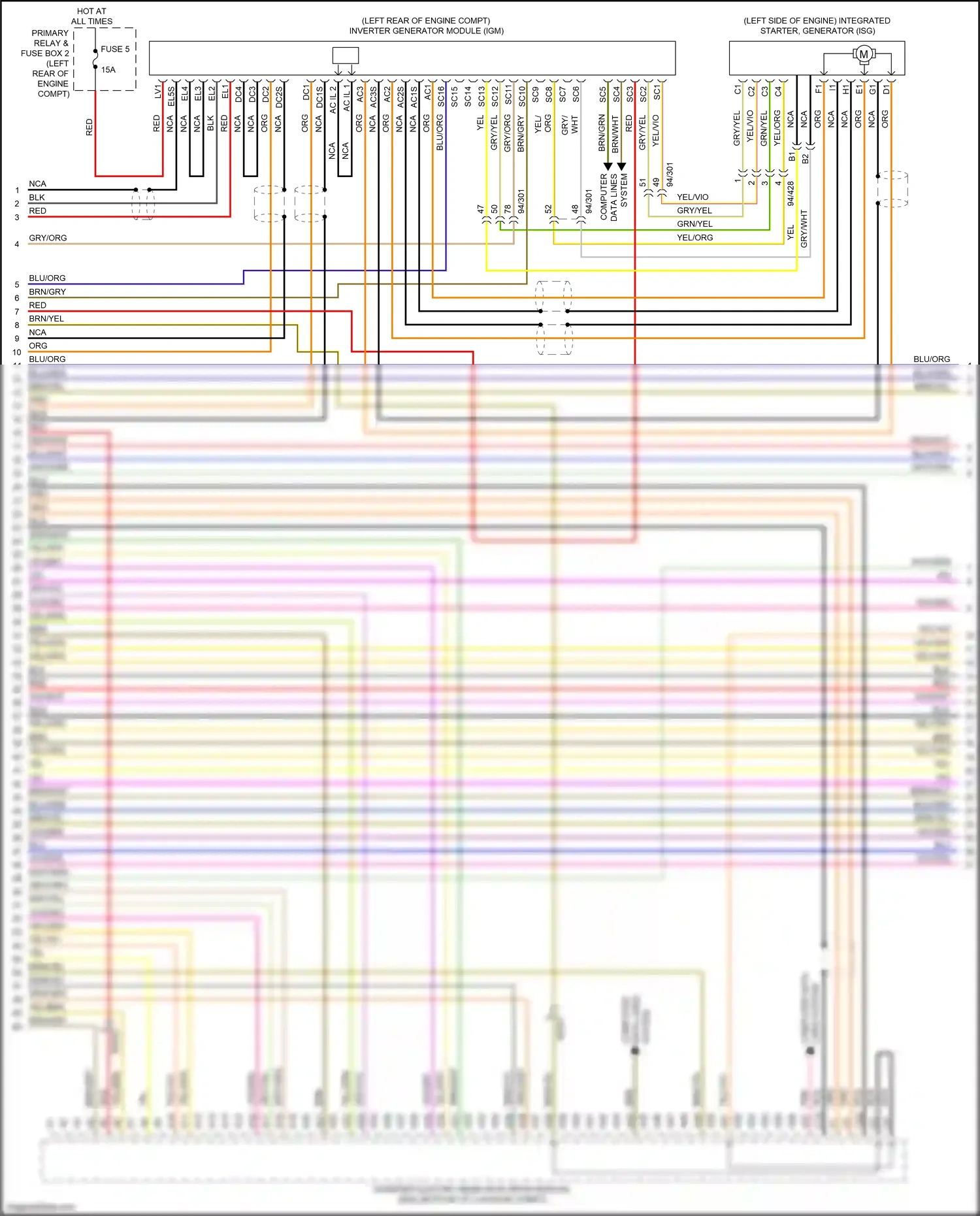 Wiring diagram computer data for Volvo XC90 II facelift (2019-2024) (6 of 8)
