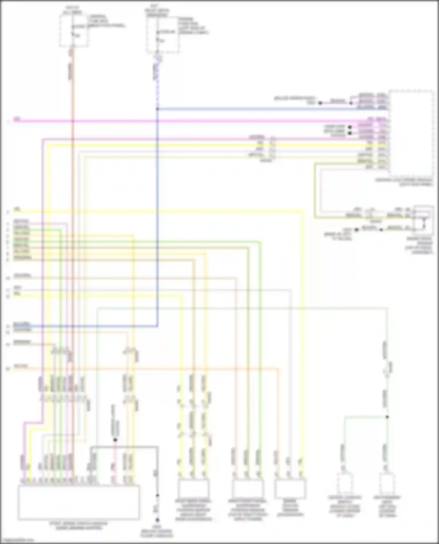 XC90 Volvo II (2014-2019): Anti-lock brakes circuit, except hybrid (2 of 2)