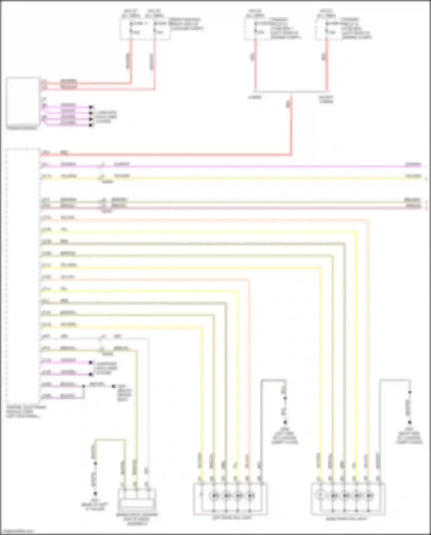 XC90 Volvo II (2014-2019): Exterior lights circuit (1 of 2)