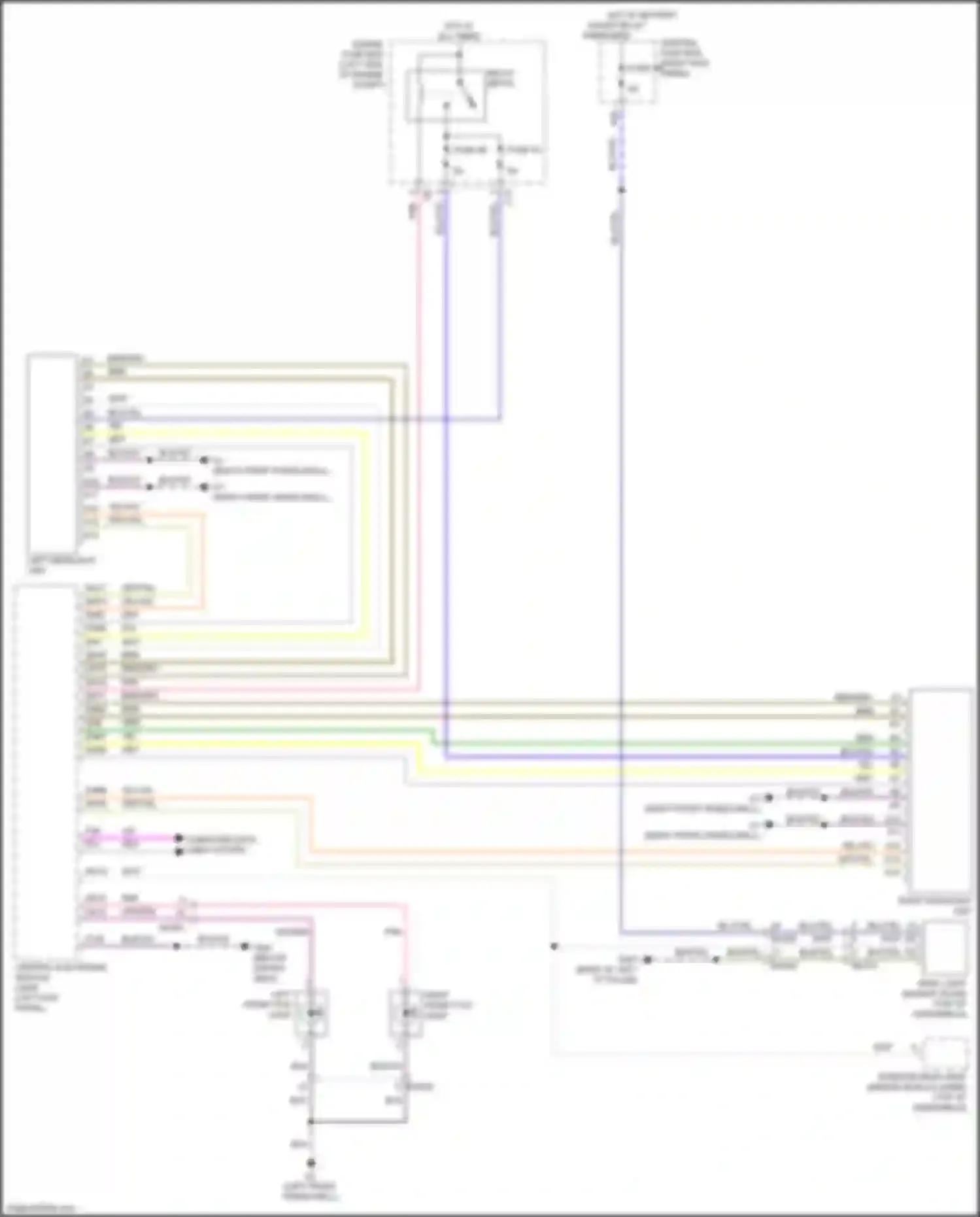 XC90 Volvo II (2014-2019): Headlights circuit