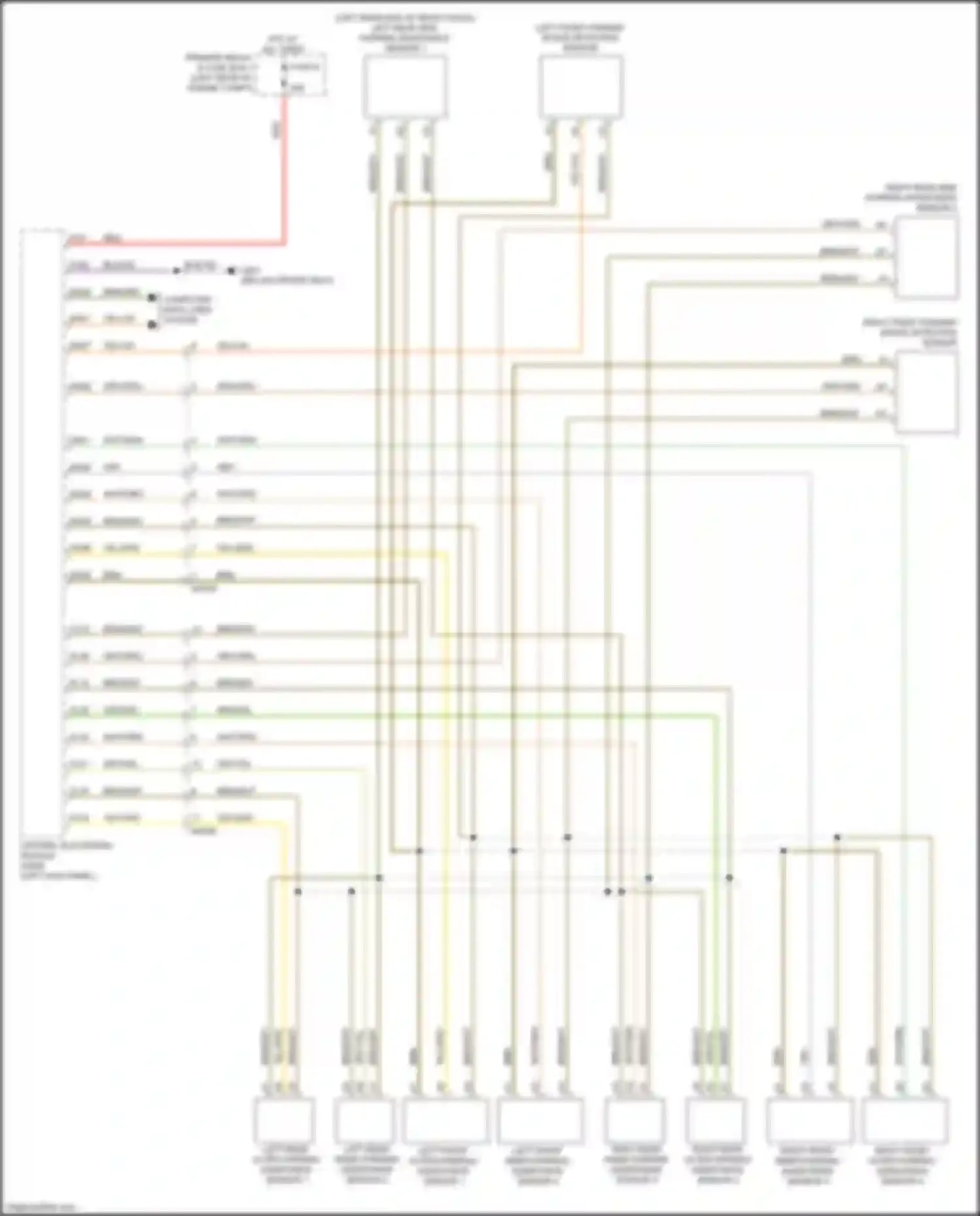 XC90 Volvo II (2014-2019): Parking assistant circuit