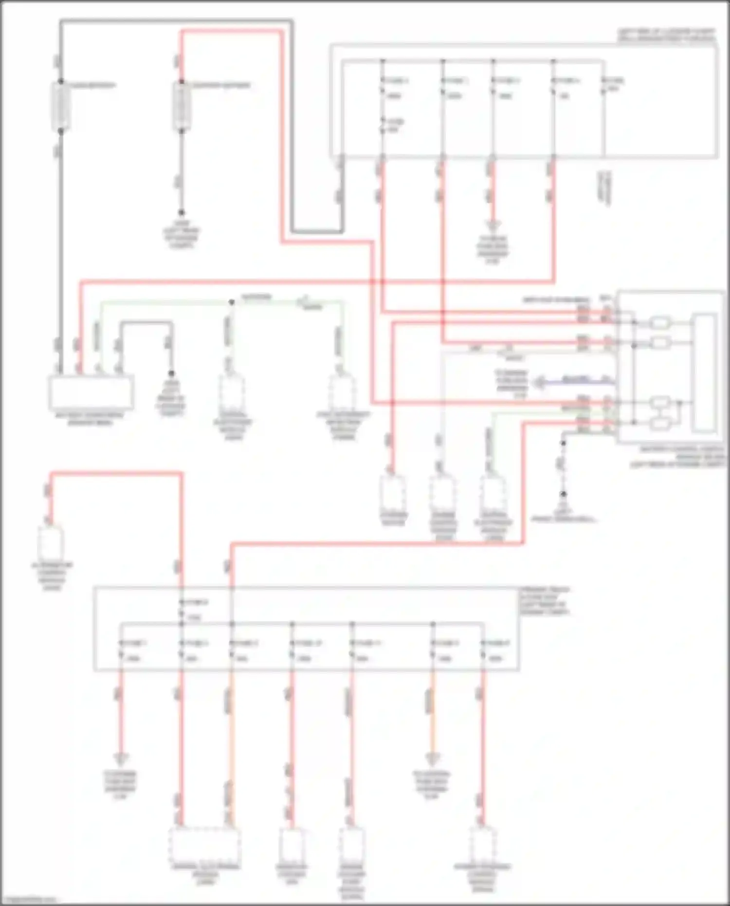 XC90 Volvo II (2014-2019): Power distribution circuit, except hybrid (1 of 9)