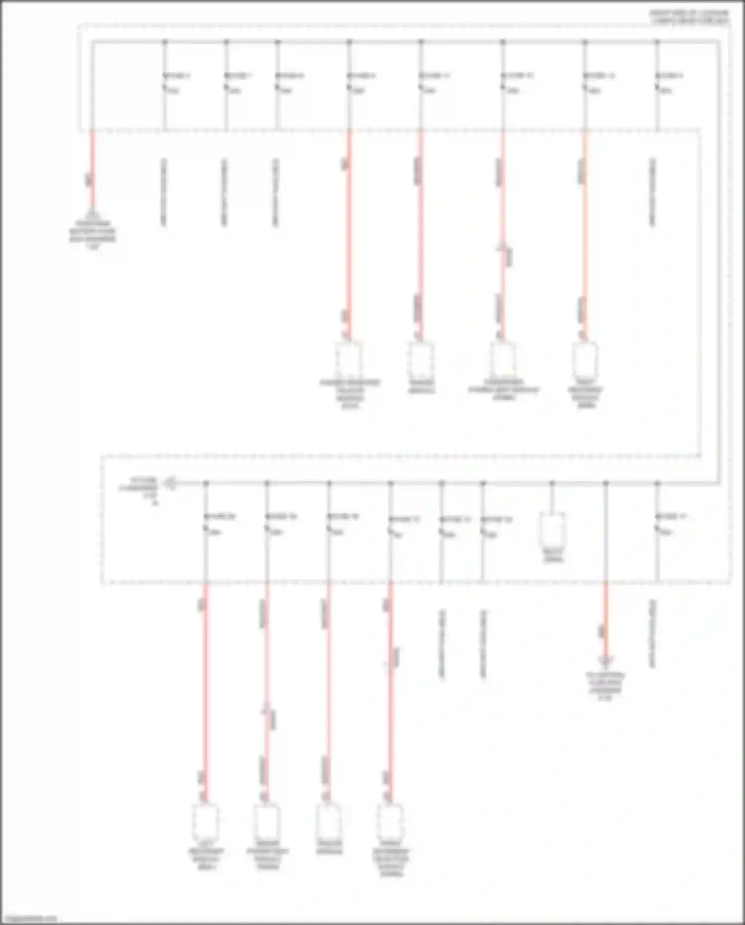 XC90 Volvo II (2014-2019): Power distribution circuit, except hybrid (4 of 9)