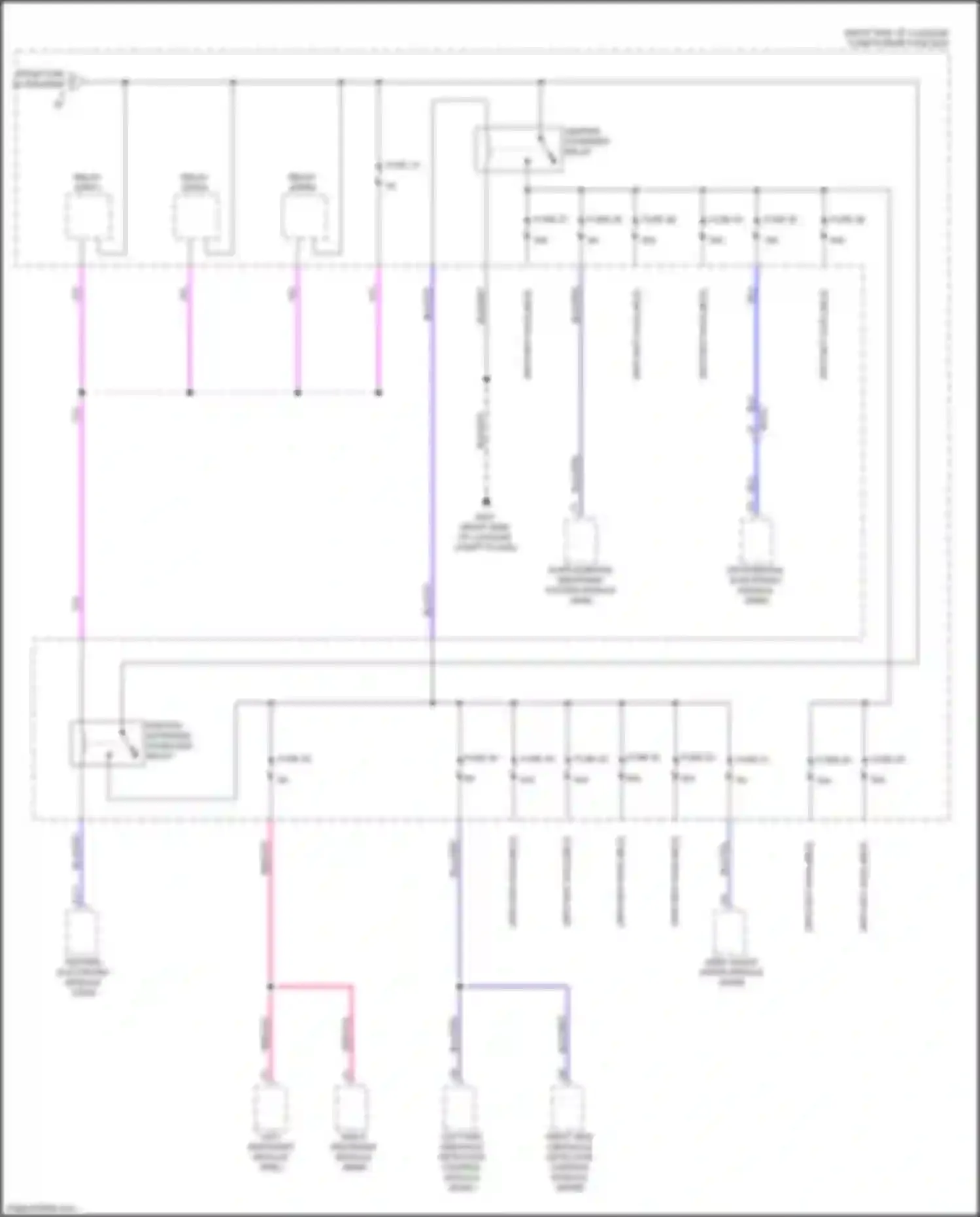 XC90 Volvo II (2014-2019): Power distribution circuit, except hybrid (5 of 9)