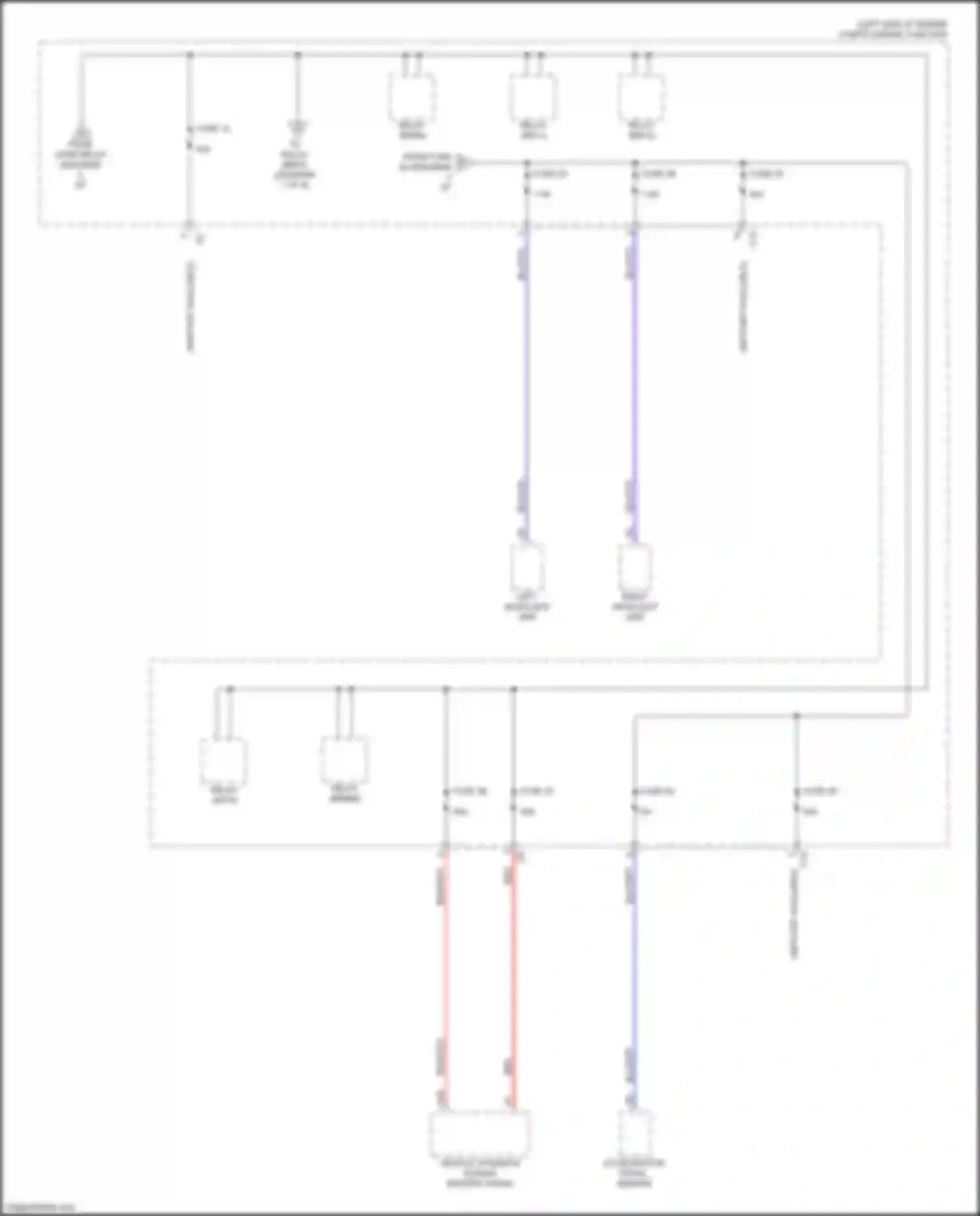 XC90 Volvo II (2014-2019): Power distribution circuit, except hybrid (6 of 9)