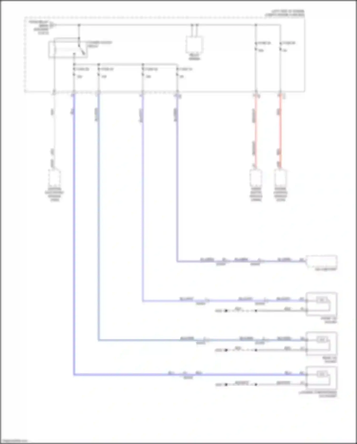 XC90 Volvo II (2014-2019): Power distribution circuit, except hybrid (7 of 9)