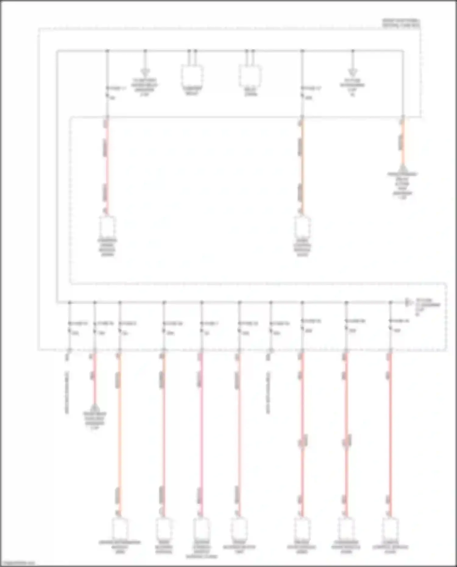 XC90 Volvo II (2014-2019): Power distribution circuit, except hybrid (8 of 9)