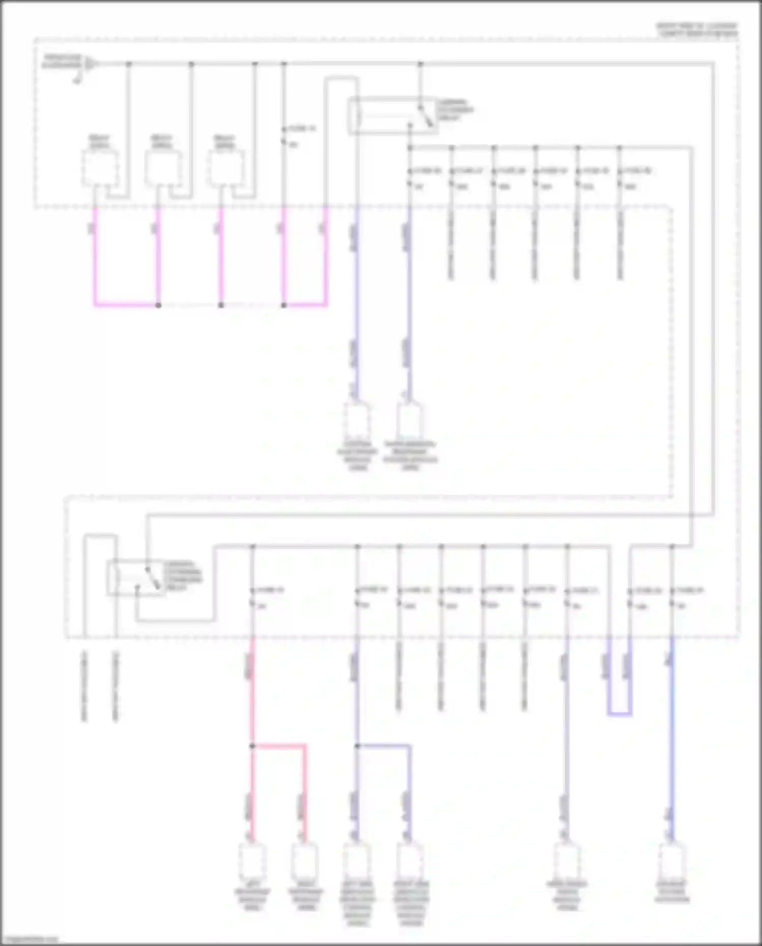 XC90 Volvo II (2014-2019): Power distribution circuit, hybrid (3 of 9)