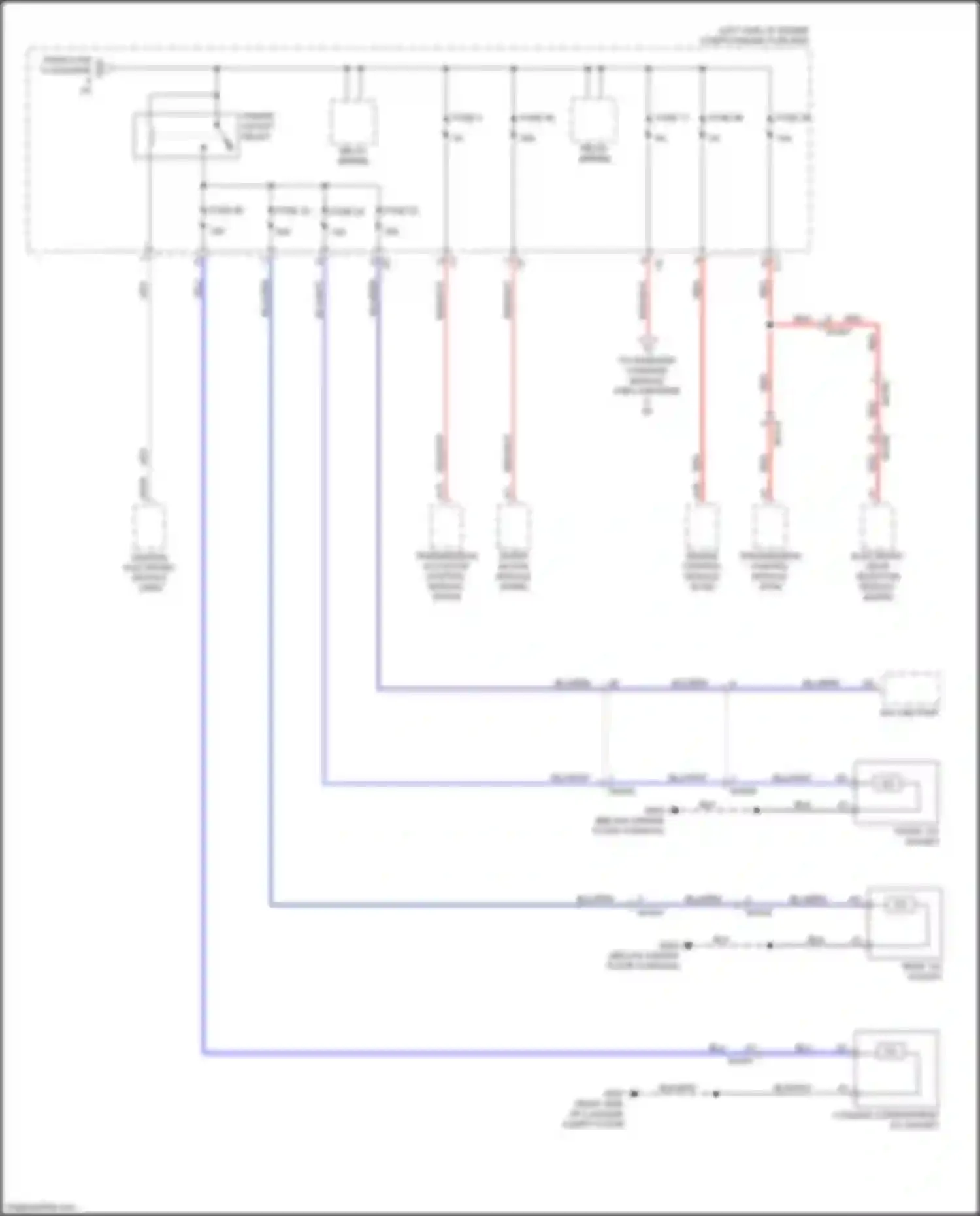 XC90 Volvo II (2014-2019): Power distribution circuit, hybrid (5 of 9)