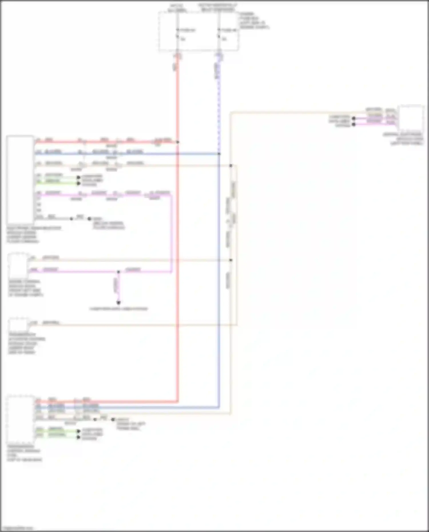 XC90 Volvo II (2014-2019): Shift interlock circuit, hybrid