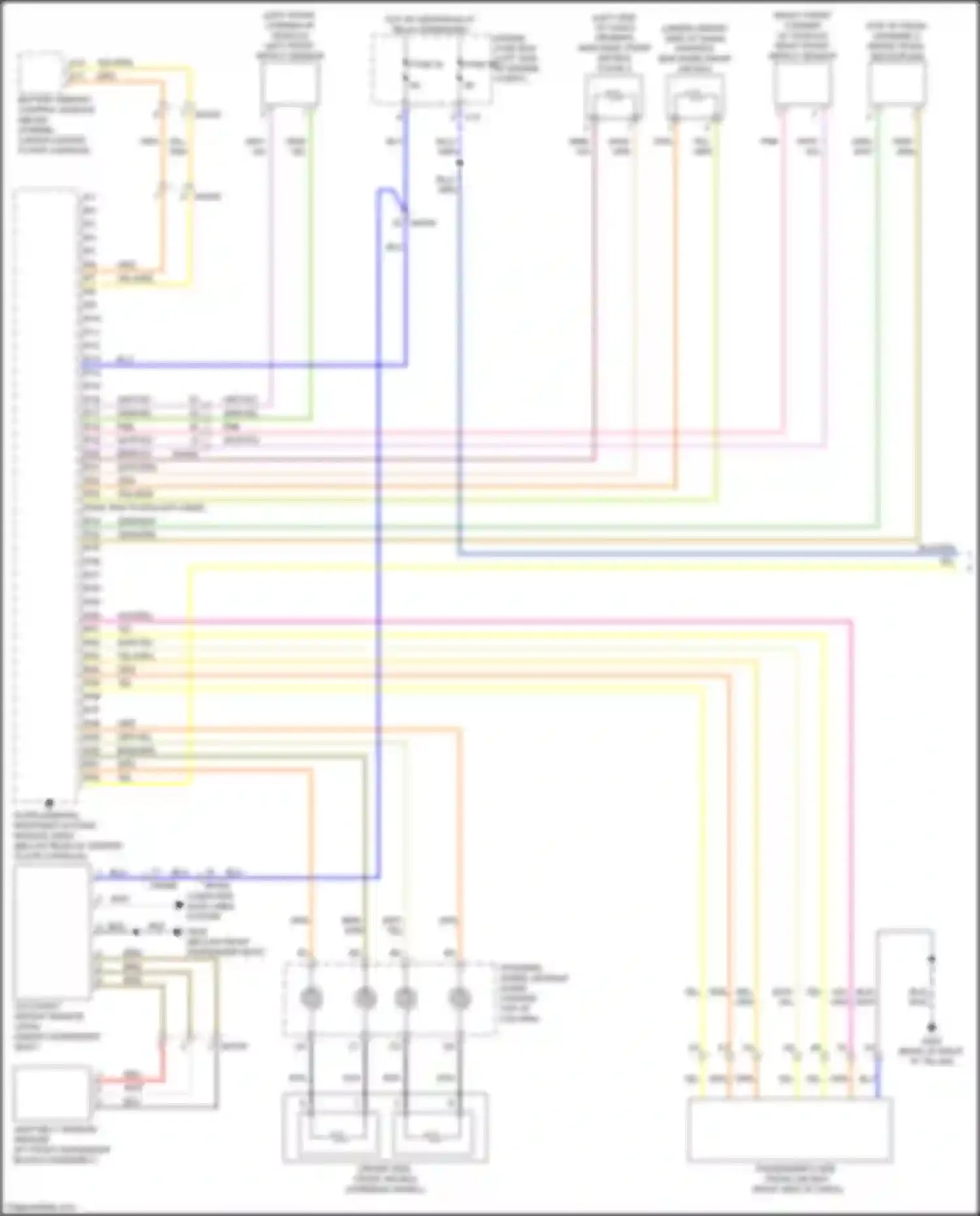 XC90 Volvo II (2014-2019): Supplemental restraints circuit (1 of 4)