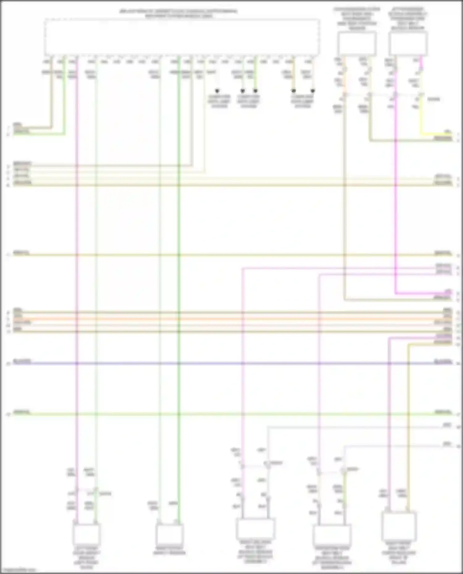 XC90 Volvo II (2014-2019): Supplemental restraints circuit (3 of 4)
