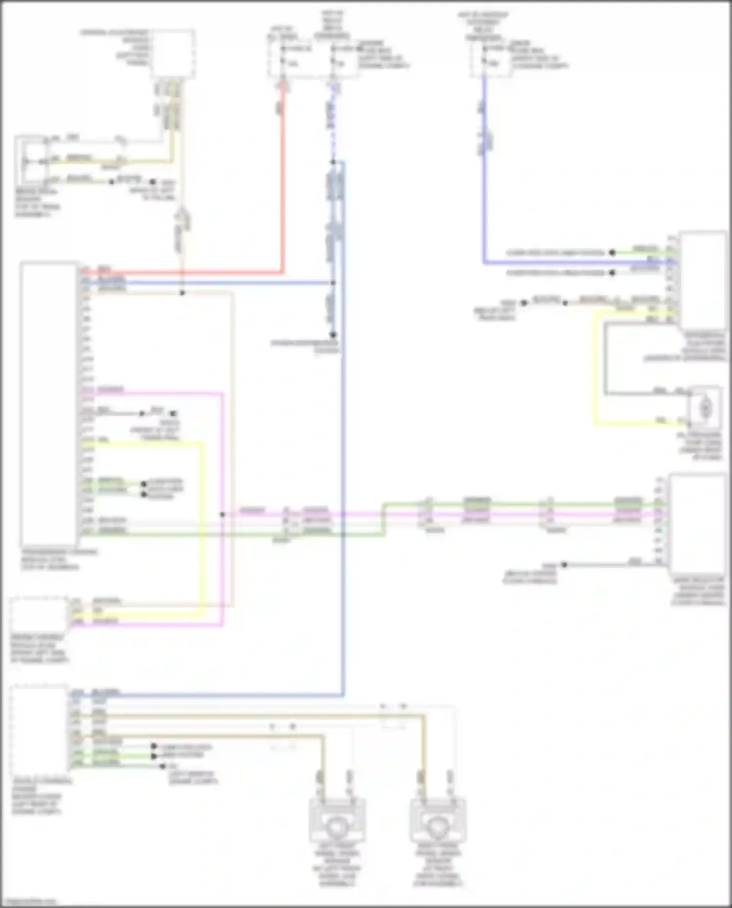 XC90 Volvo II (2014-2019): Transmission circuit, except hybrid