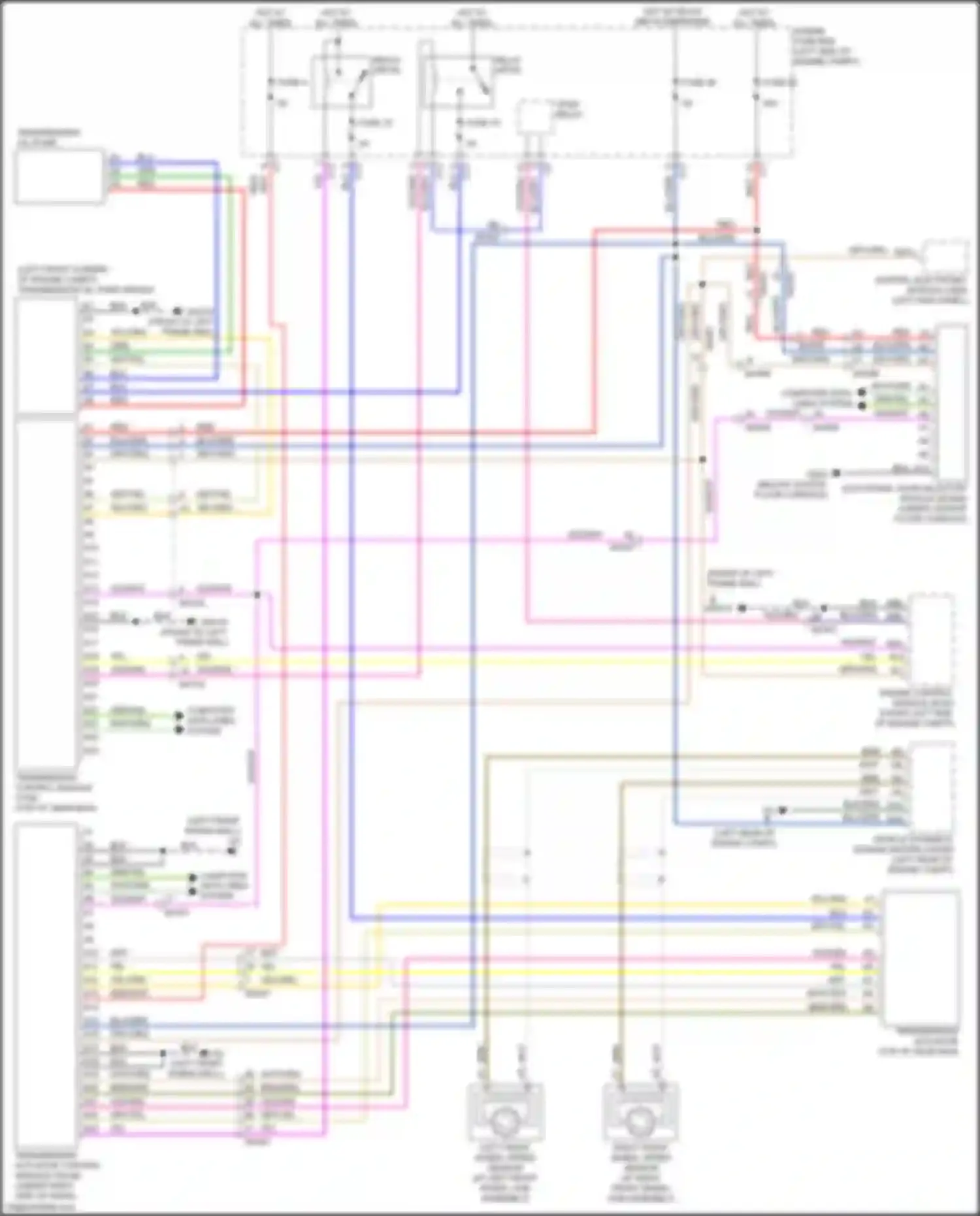 XC90 Volvo II (2014-2019): Transmission circuit, hybrid