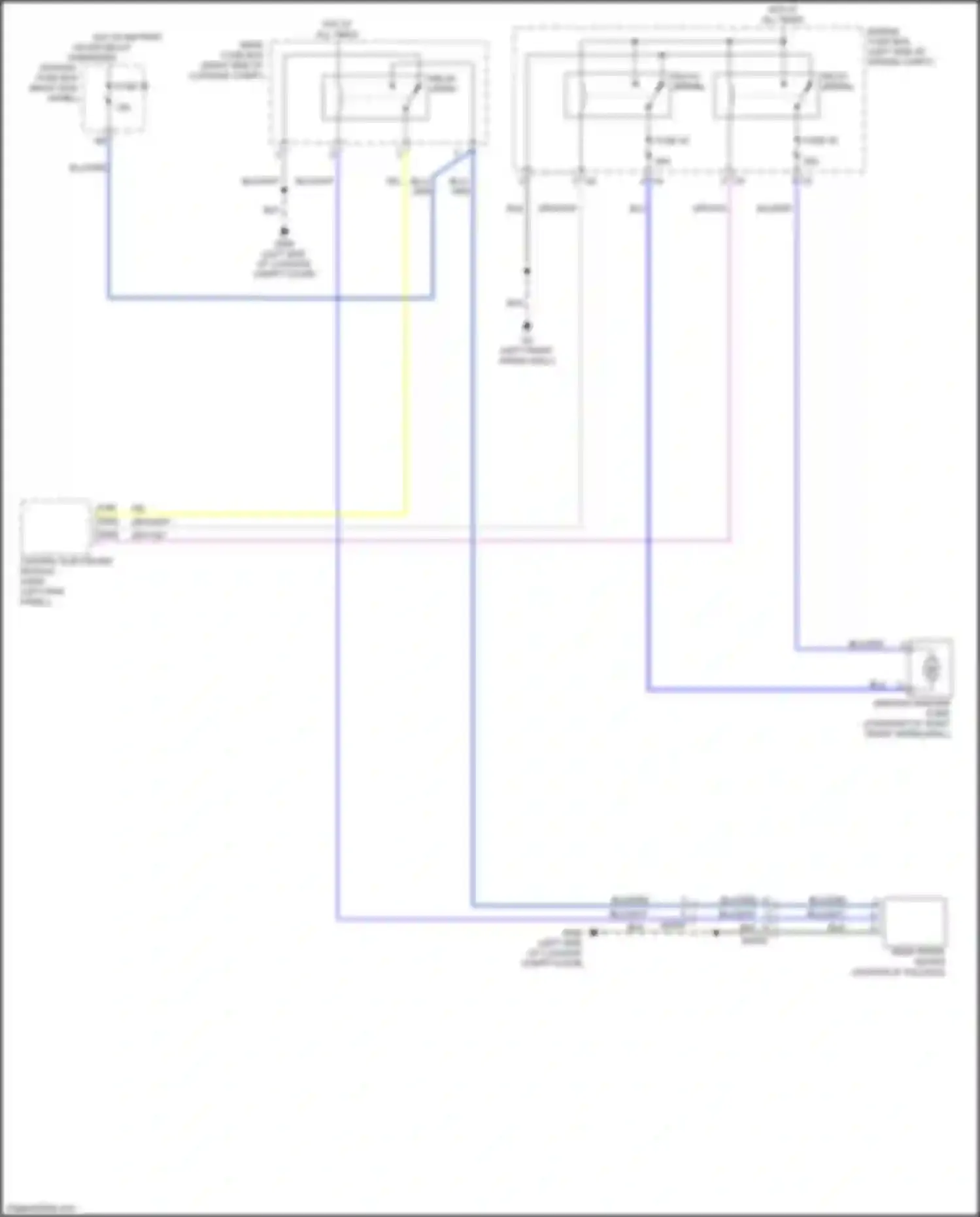 XC90 Volvo II (2014-2019): Rear wiper/washer circuit