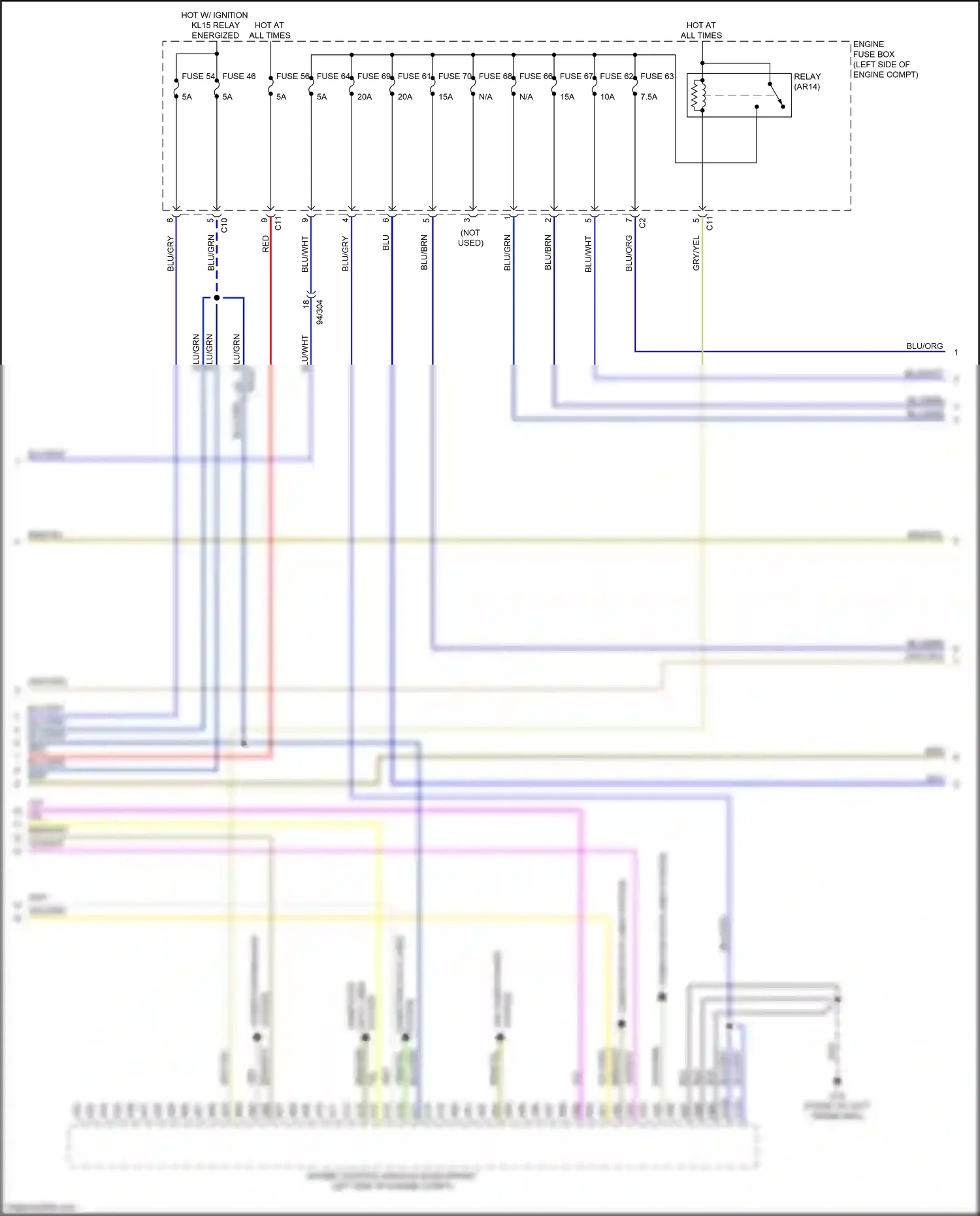 Wiring diagram air conditioning for Volvo XC90 II (2014-2019) (1 of 2)