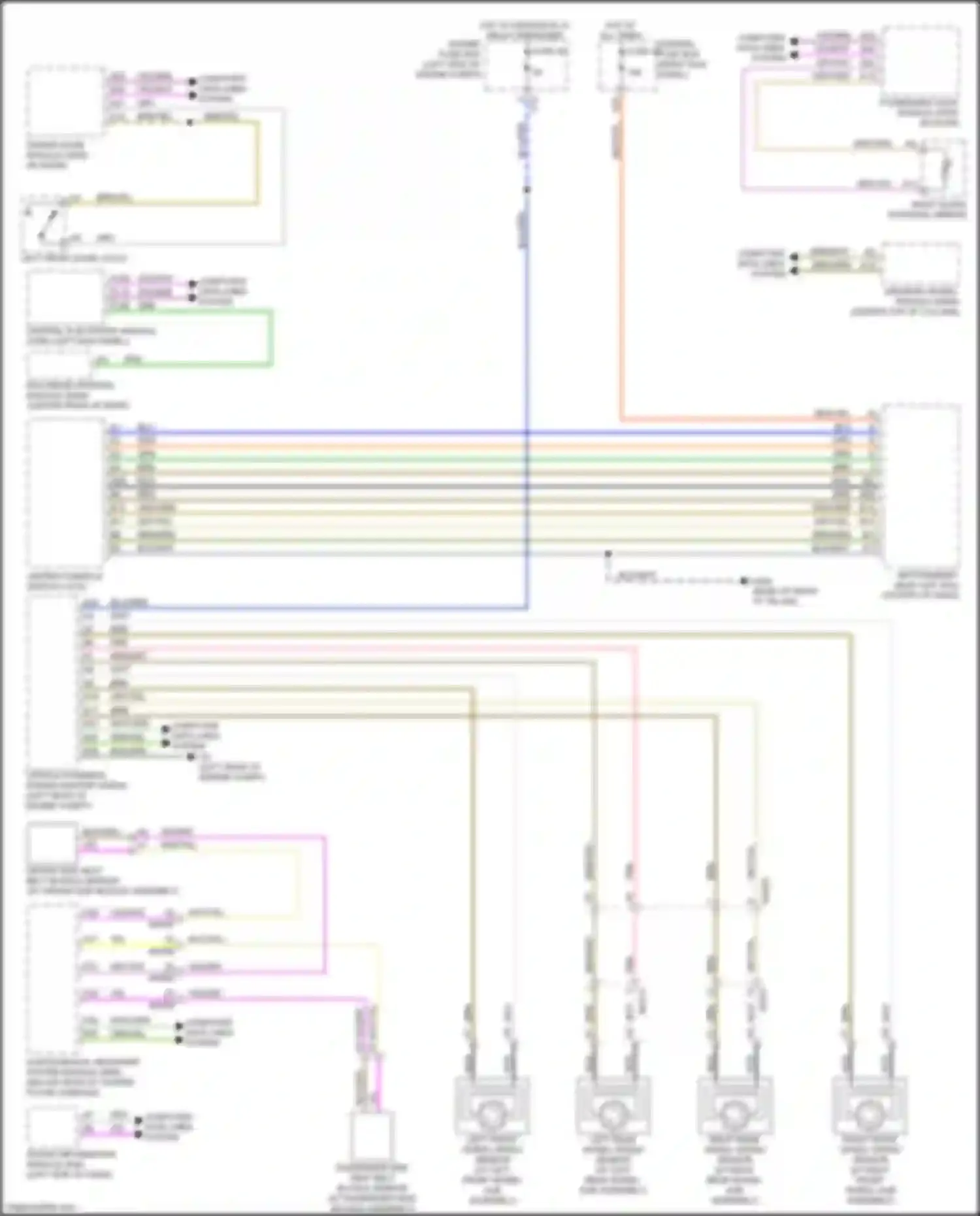 Wiring diagram blk/org for Volvo XC90 II (2014-2019) (8 of 9)