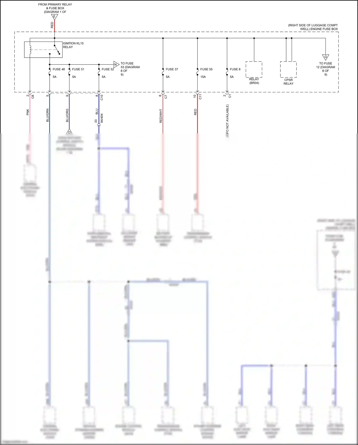 Wiring diagram blu for Volvo XC90 II (2014-2019) (13 of 57)
