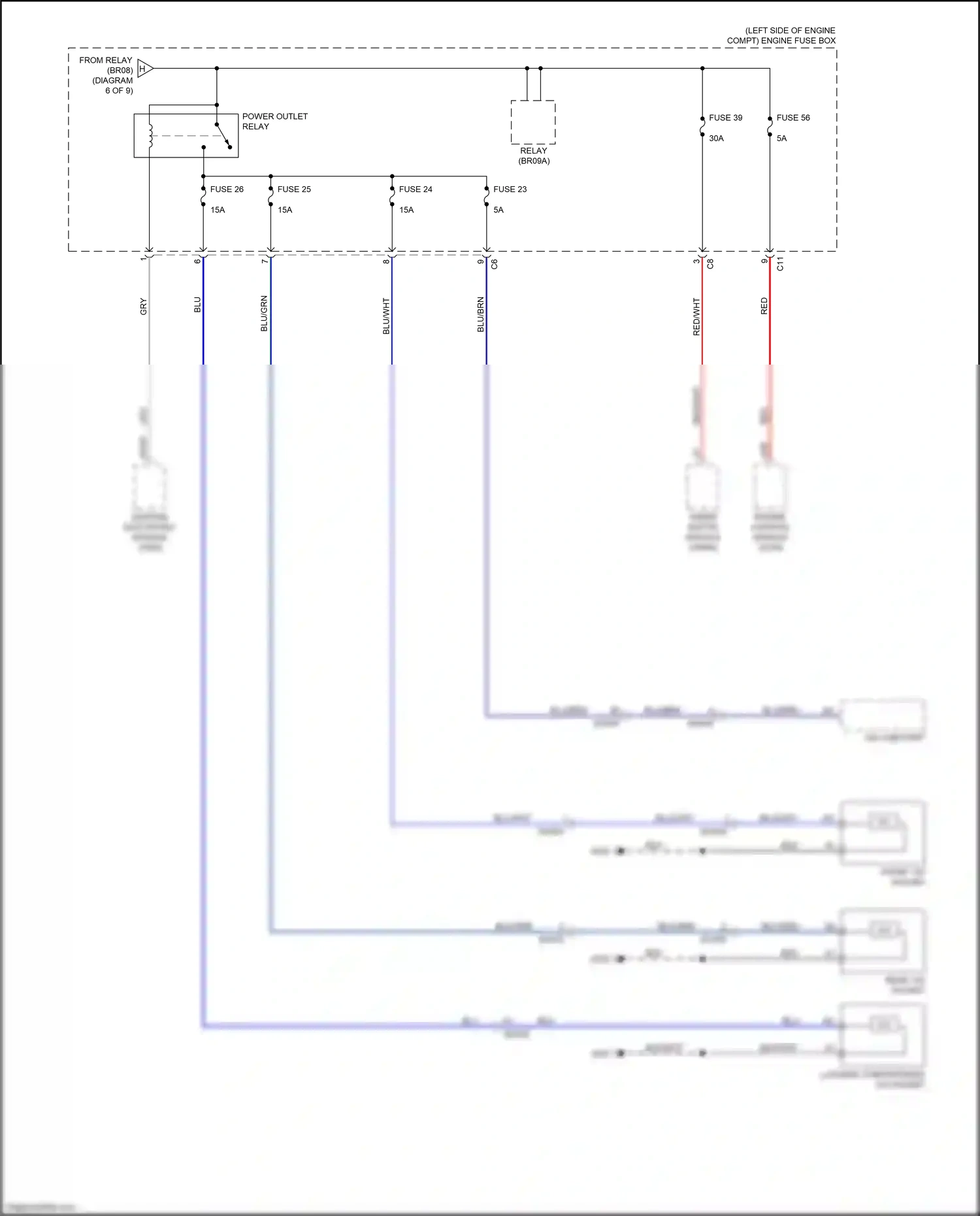 Wiring diagram blu for Volvo XC90 II (2014-2019) (15 of 57)
