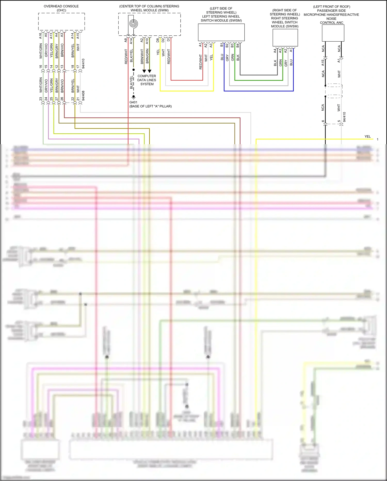Wiring diagram blu for Volvo XC90 II (2014-2019) (36 of 57)