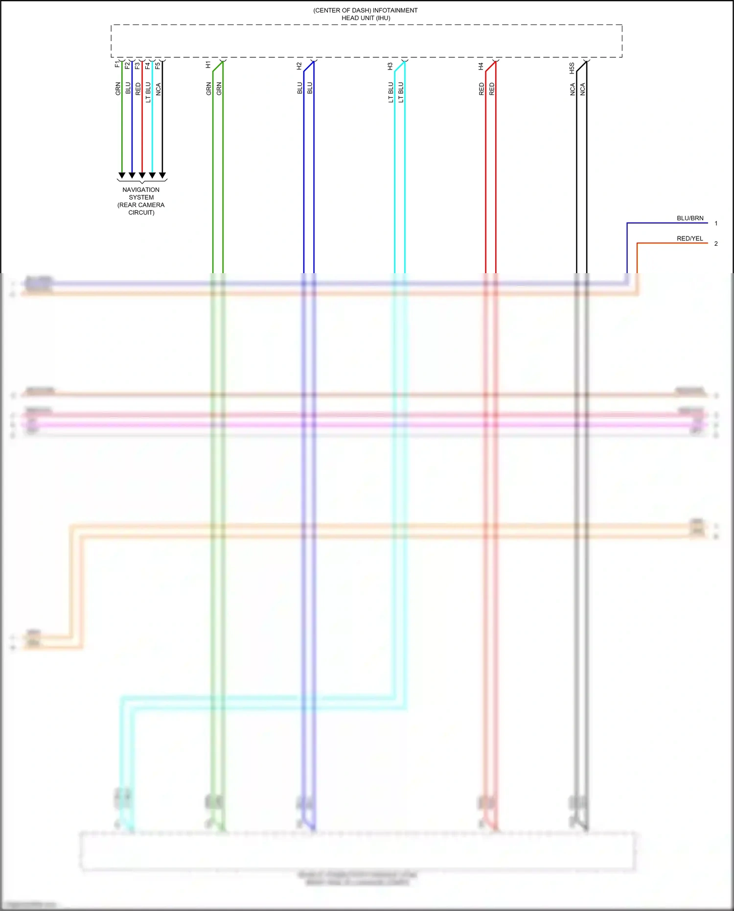 Wiring diagram blu/brn for Volvo XC90 II (2014-2019) (2 of 26)