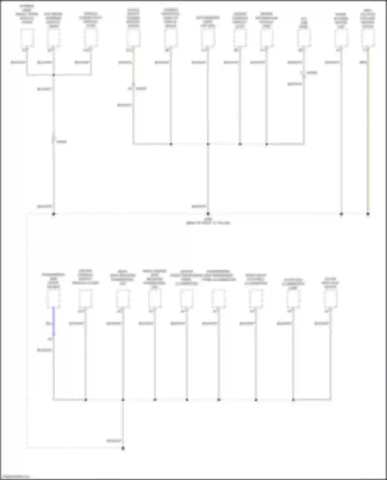 Wiring diagram center front instrument panel illumination for Volvo XC90 II (2014-2019) (1 of 2)