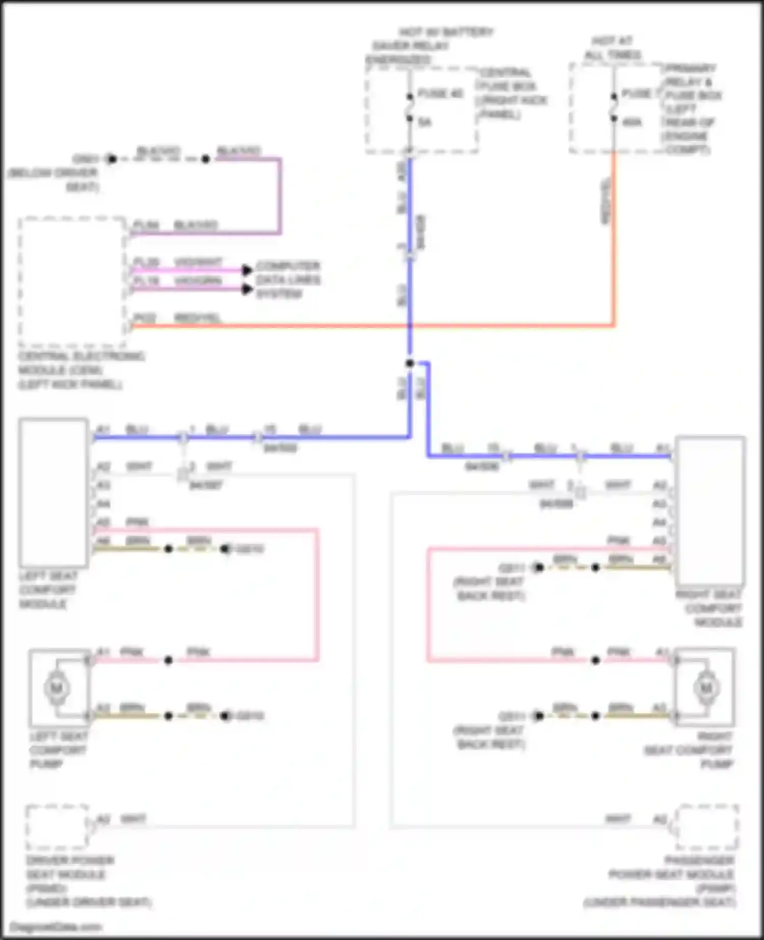 Wiring diagram computer data lines system for Volvo XC90 II (2014-2019) (58 of 63)