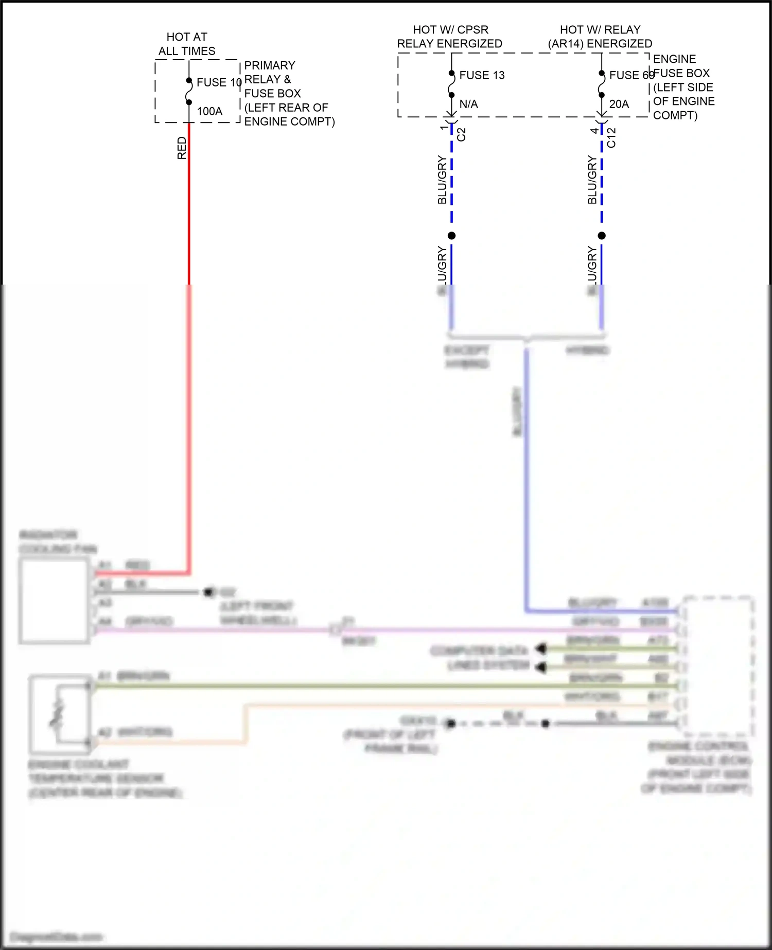 Wiring diagram computer data lines system for Volvo XC90 II (2014-2019) (11 of 63)