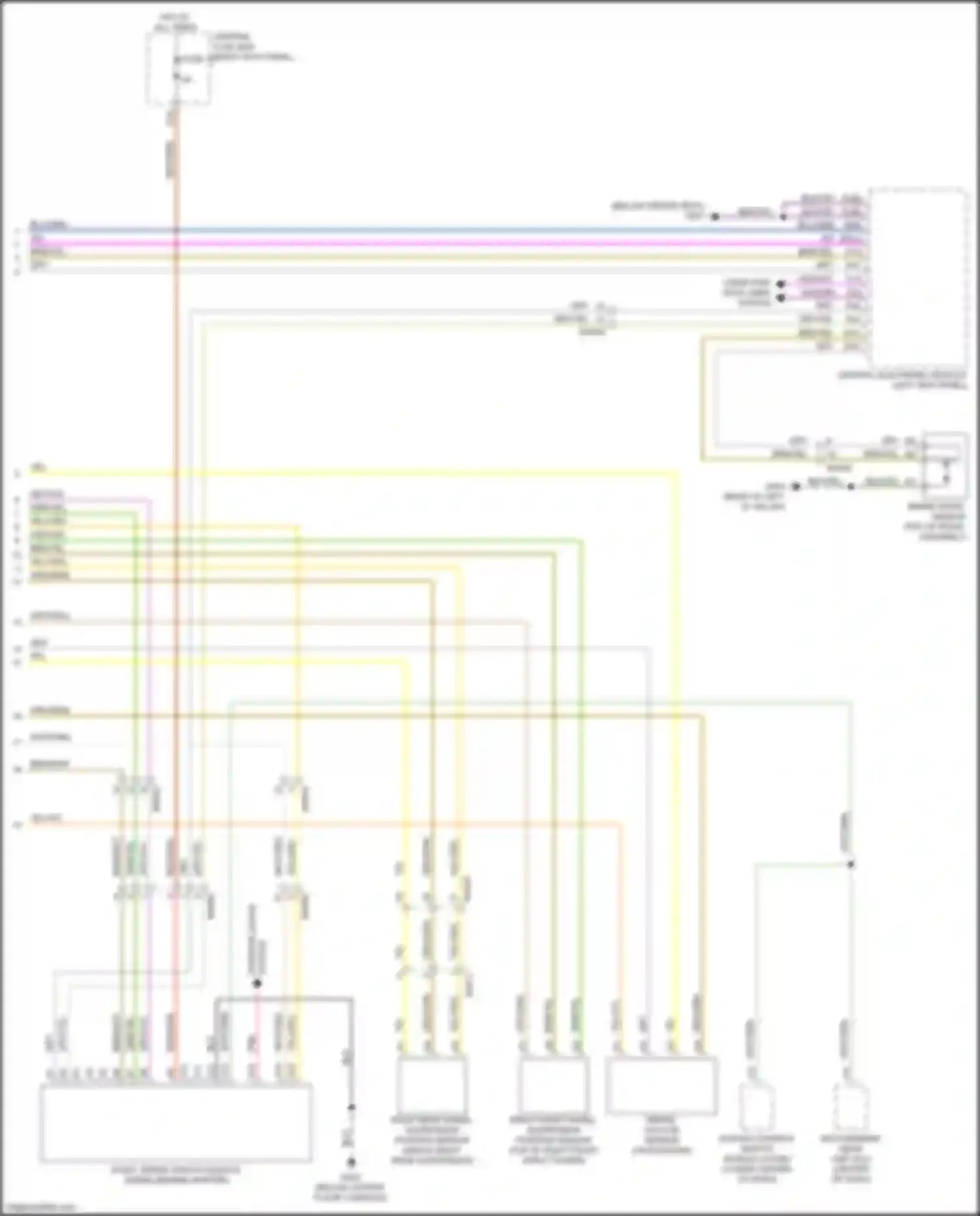 Wiring diagram computer data lines system for Volvo XC90 II (2014-2019) (22 of 63)