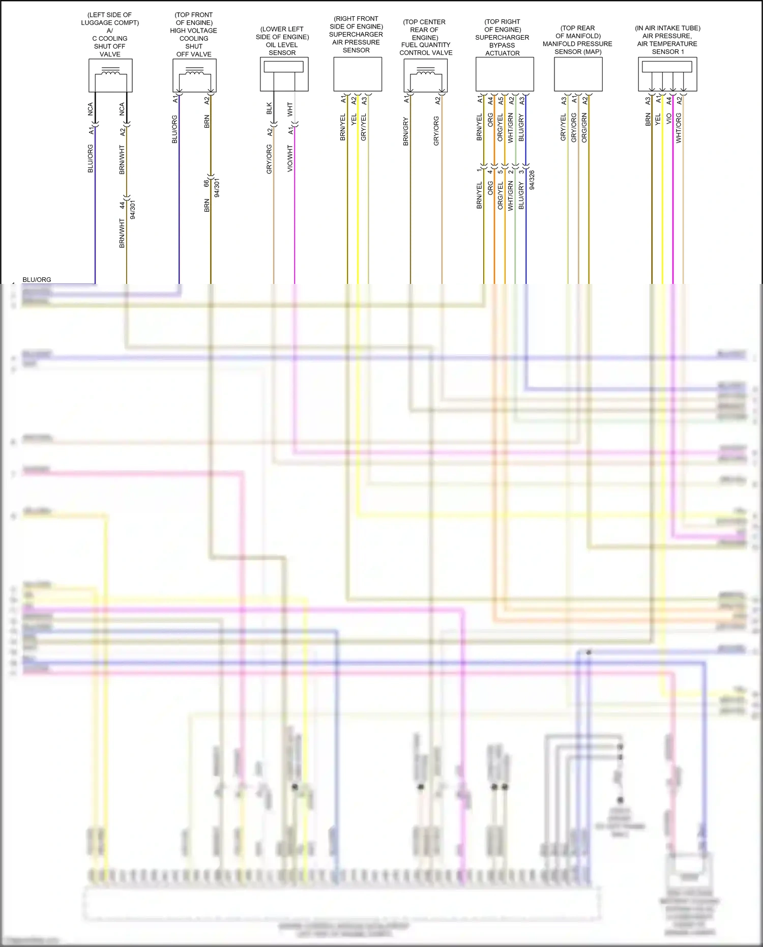 Volvo XC90 II (2014-2019) computer wiring diagram  (5 of 6)
