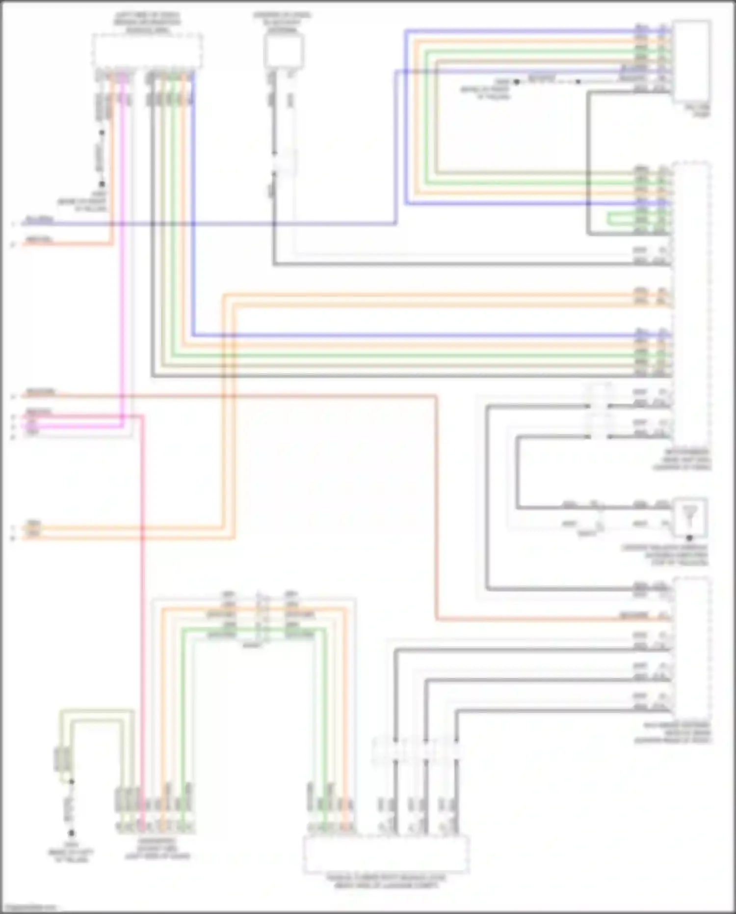 Wiring diagram diagnostic socket obd ii for Volvo XC90 II (2014-2019) (4 of 7)