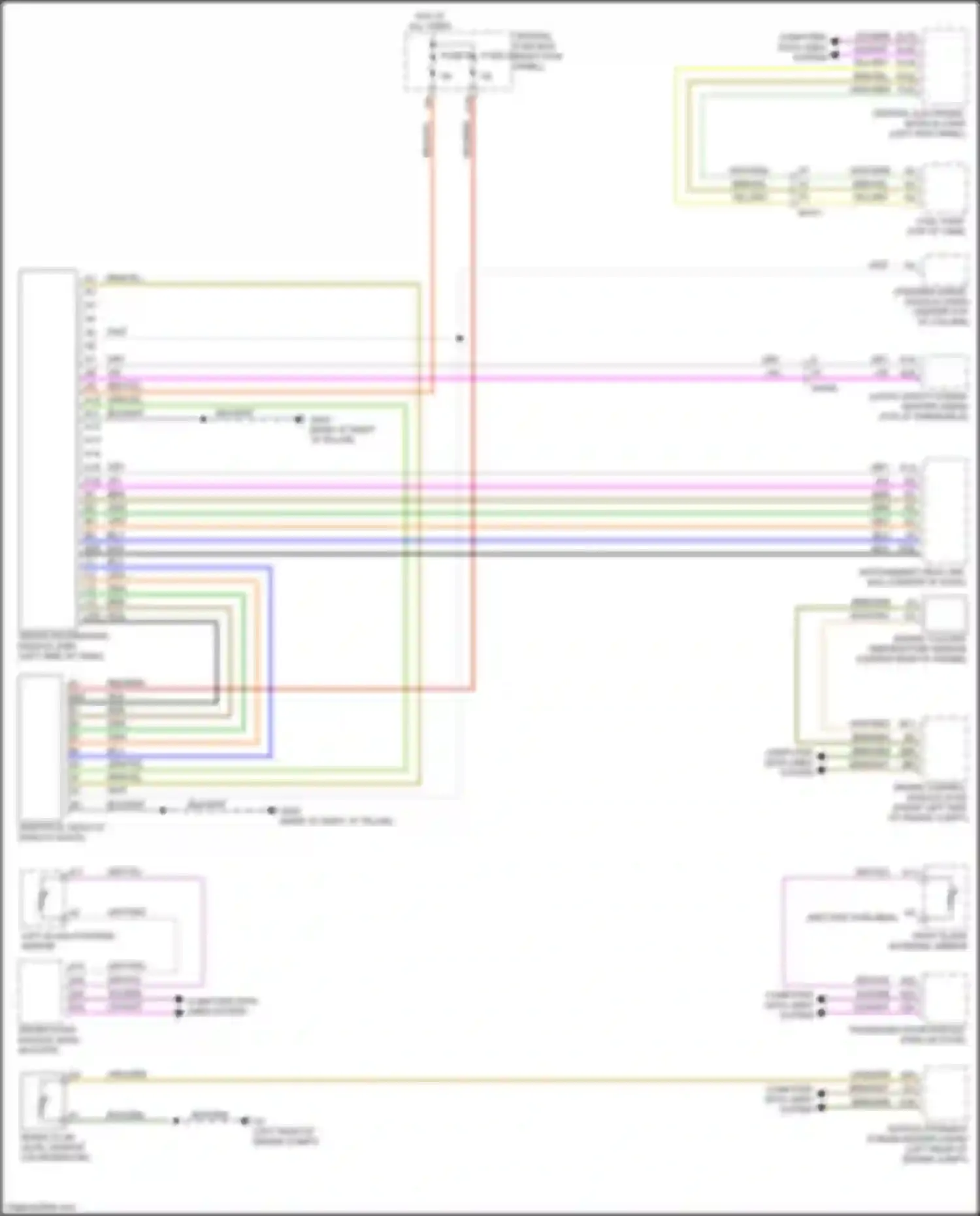 Wiring diagram fuse 6 for Volvo XC90 II (2014-2019) (4 of 18)