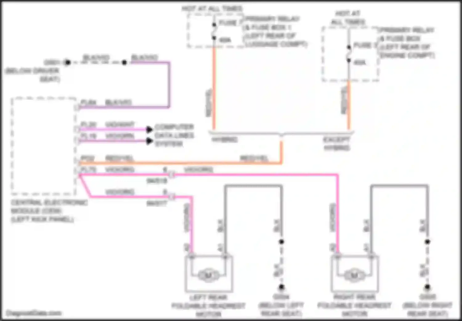 Wiring diagram fuse 7 for Volvo XC90 II (2014-2019) (13 of 14)