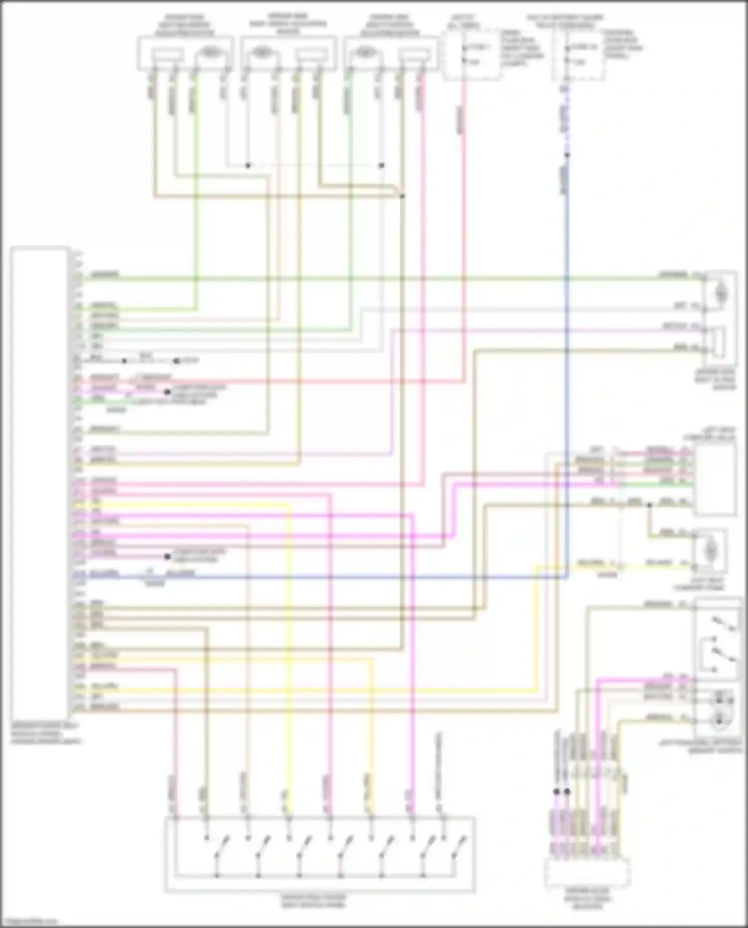 Wiring diagram lines system for Volvo XC90 II (2014-2019) (1 of 10)