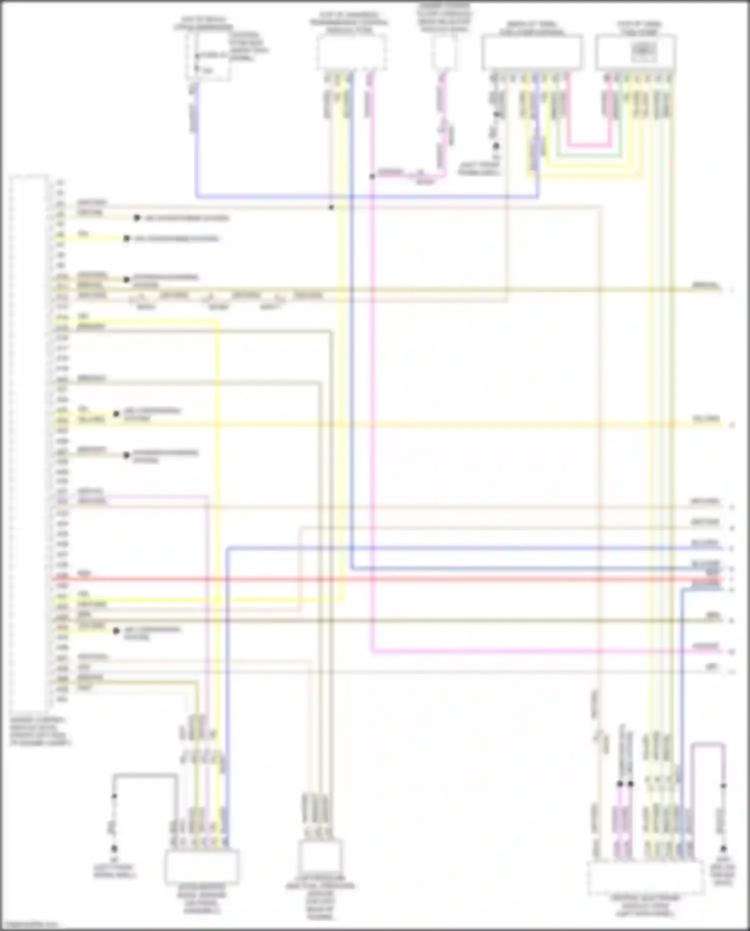 Wiring diagram lines system for Volvo XC90 II (2014-2019) (7 of 10)