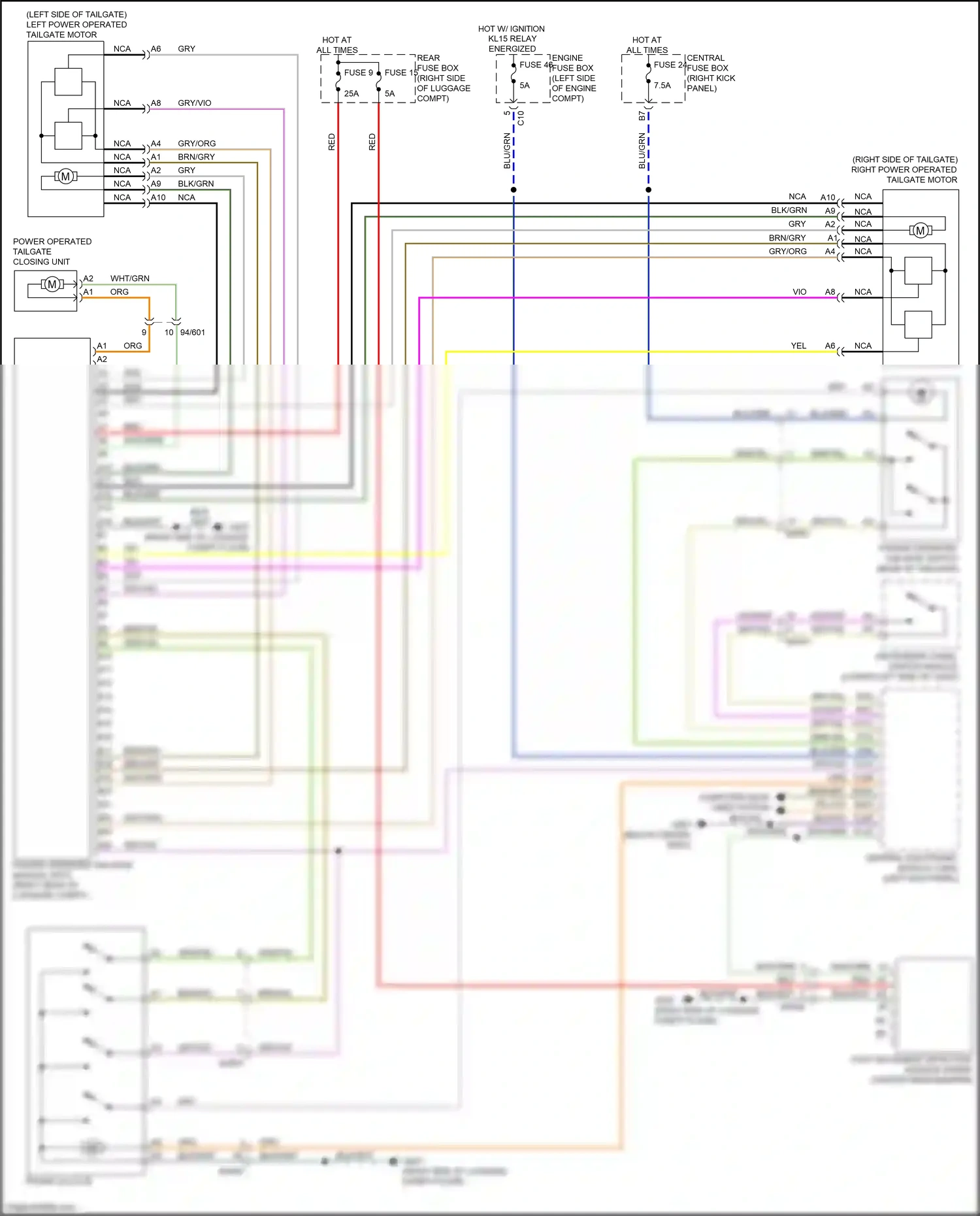 Wiring diagram nca for Volvo XC90 II (2014-2019) (28 of 40)