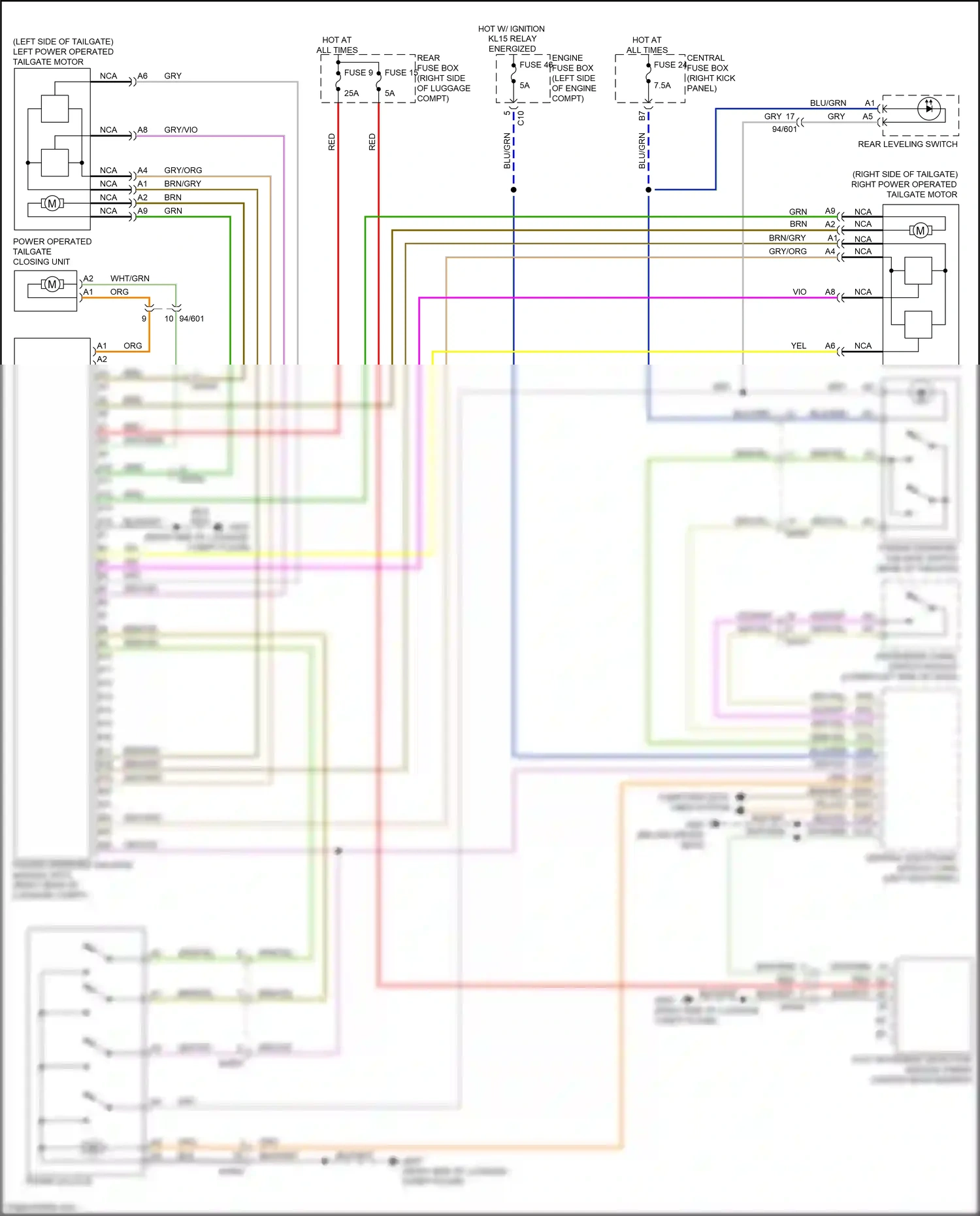 Wiring diagram nca for Volvo XC90 II (2014-2019) (29 of 40)
