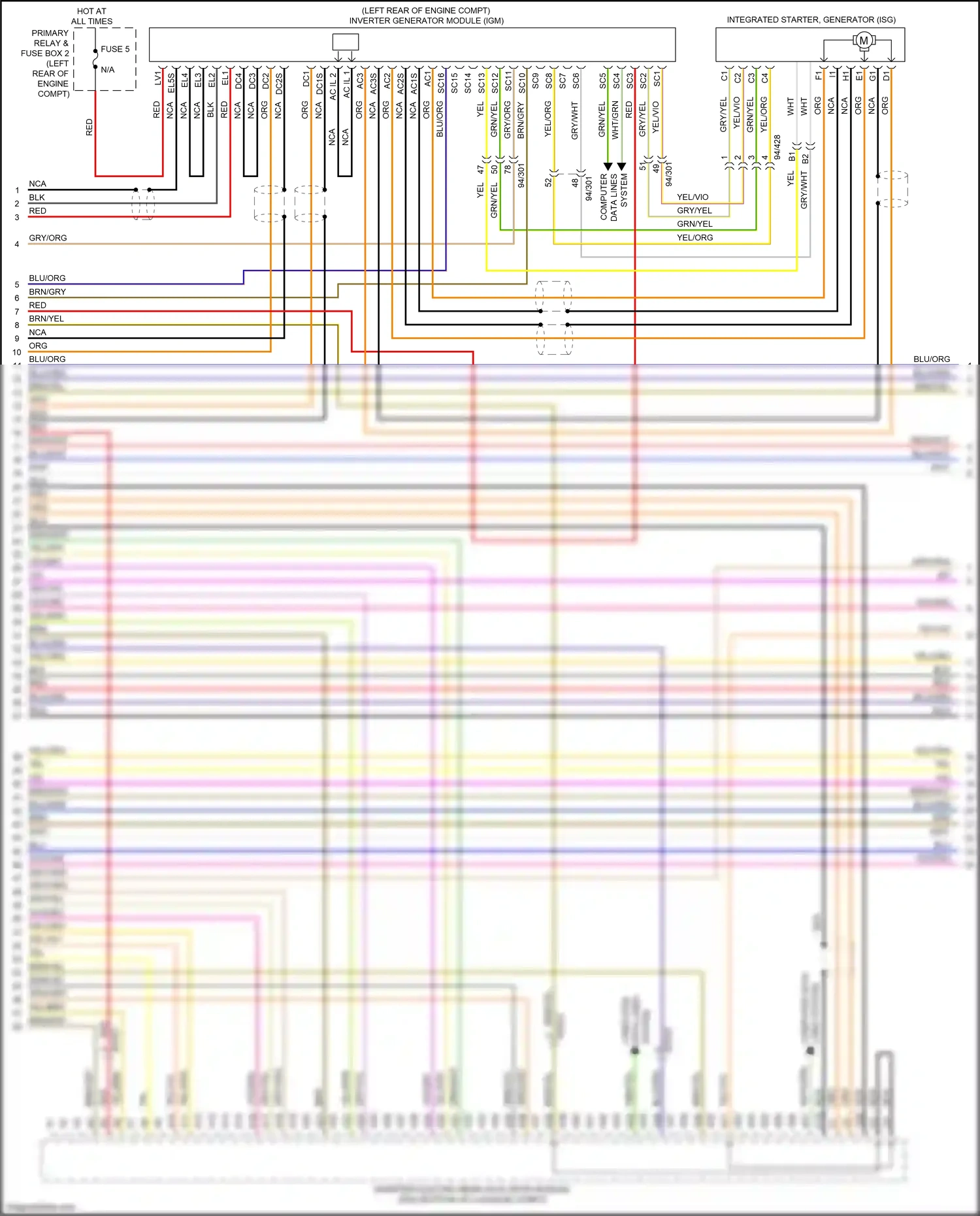 Wiring diagram nca for Volvo XC90 II (2014-2019) (35 of 40)