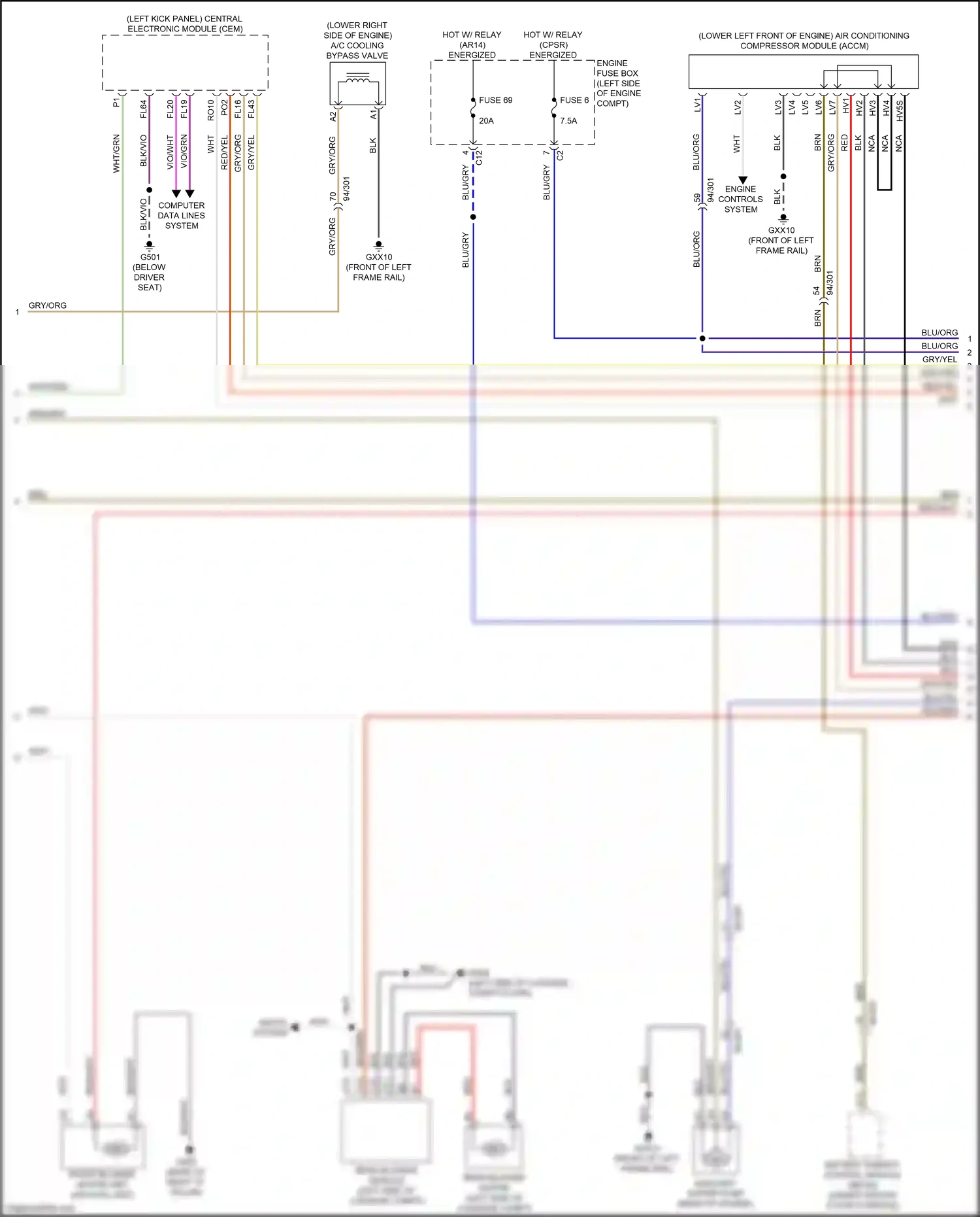 Wiring diagram nca for Volvo XC90 II (2014-2019) (32 of 40)