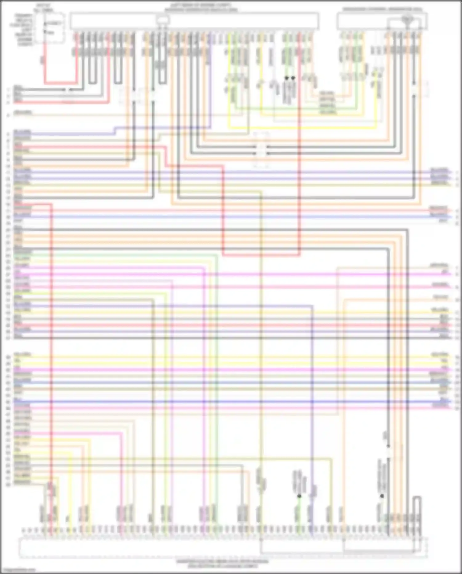 Wiring diagram primary relay & fuse box 2 for Volvo XC90 II (2014-2019) (3 of 3)